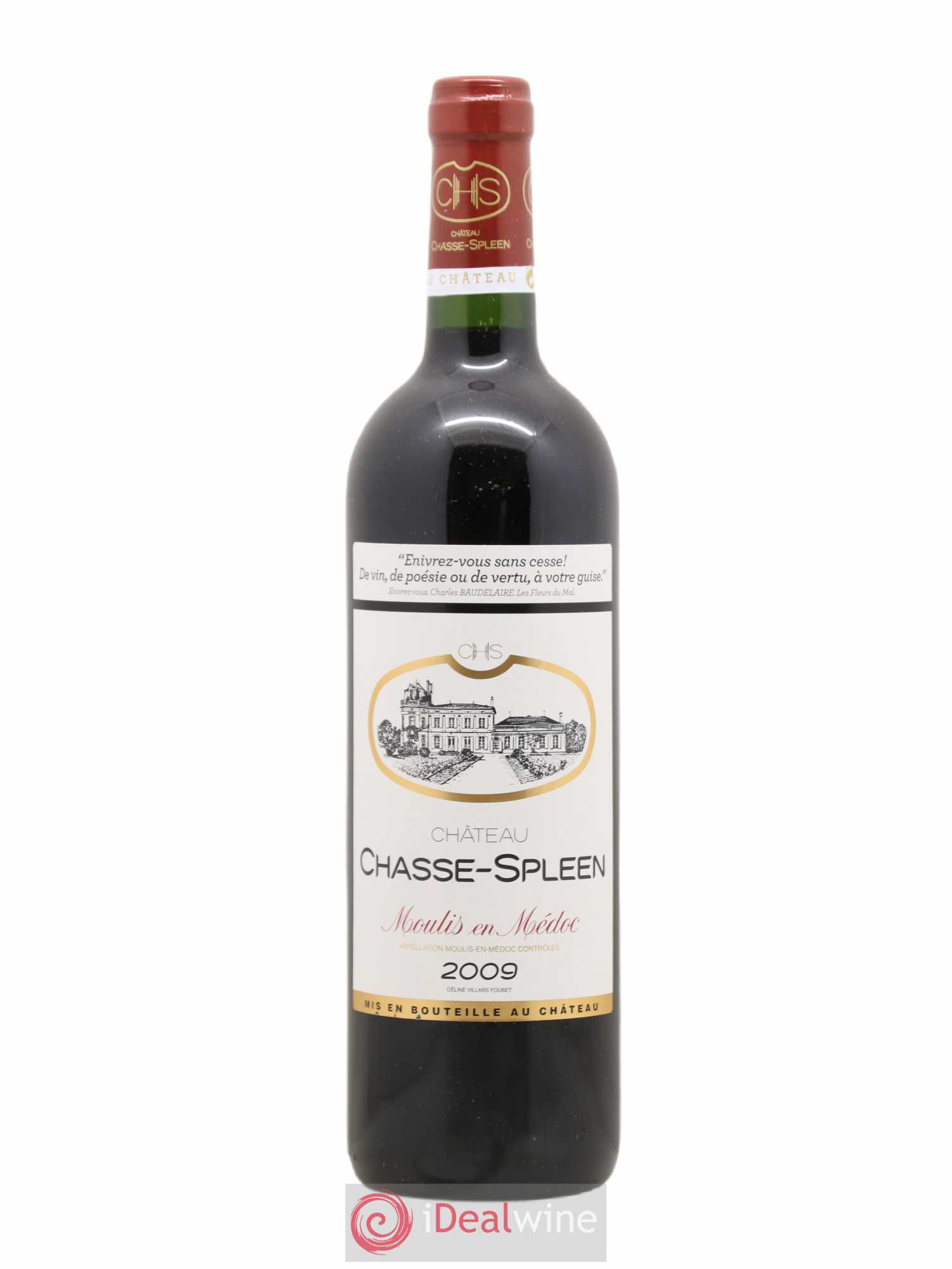 Château Chasse Spleen 2009 - Lot de 1 bouteille - 0