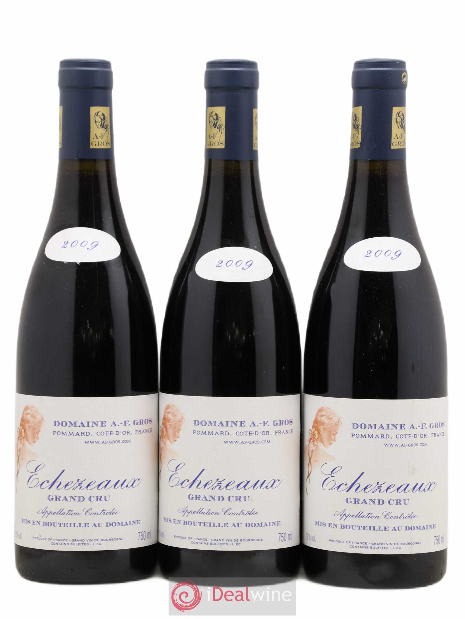 Echezeaux Grand Cru A.-F. Gros 2009 - Lot de 3 bouteilles - 0