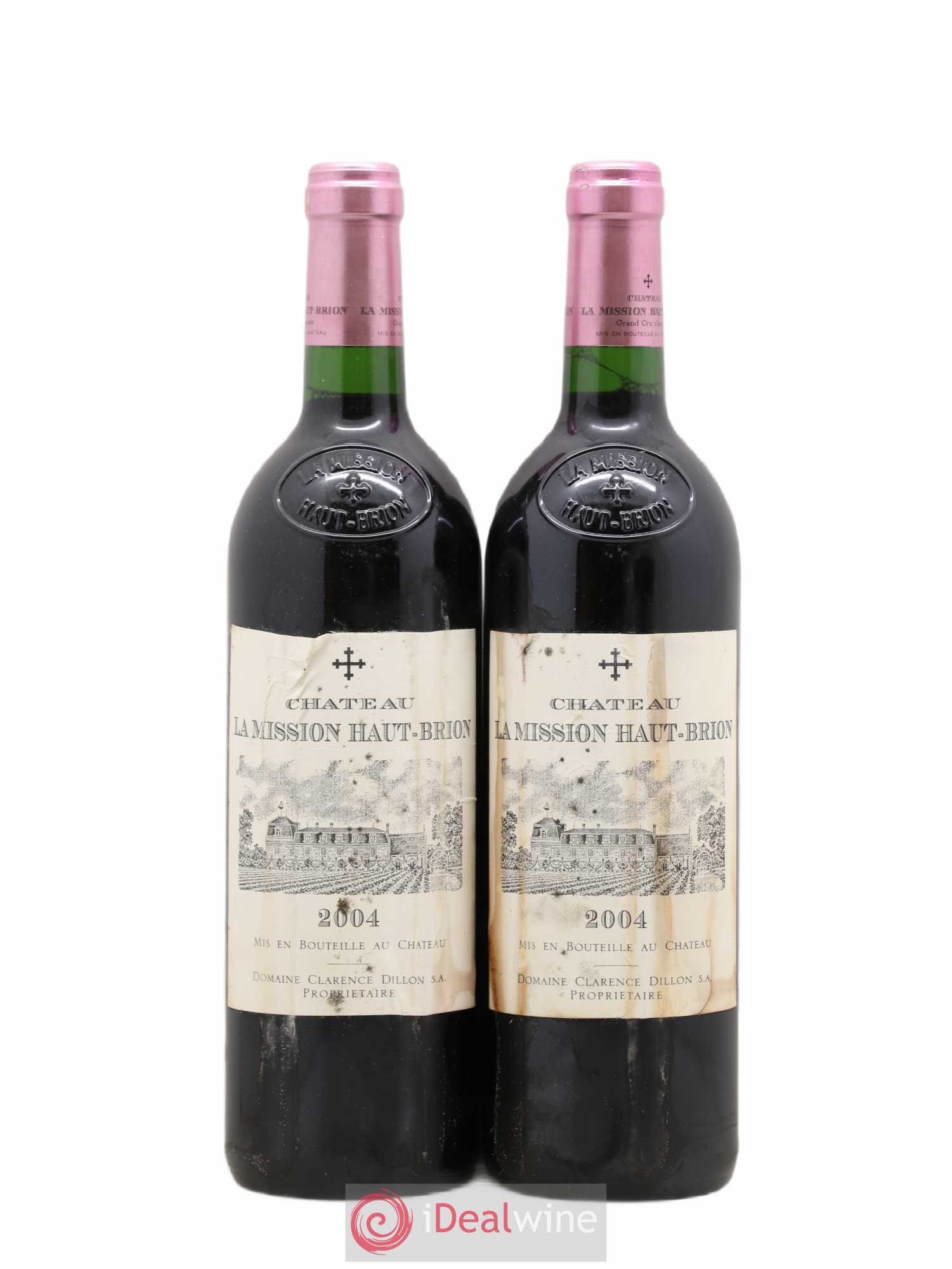 Château la Mission Haut-Brion Cru Classé de Graves 2004 - Lot de 2 bouteilles - 0
