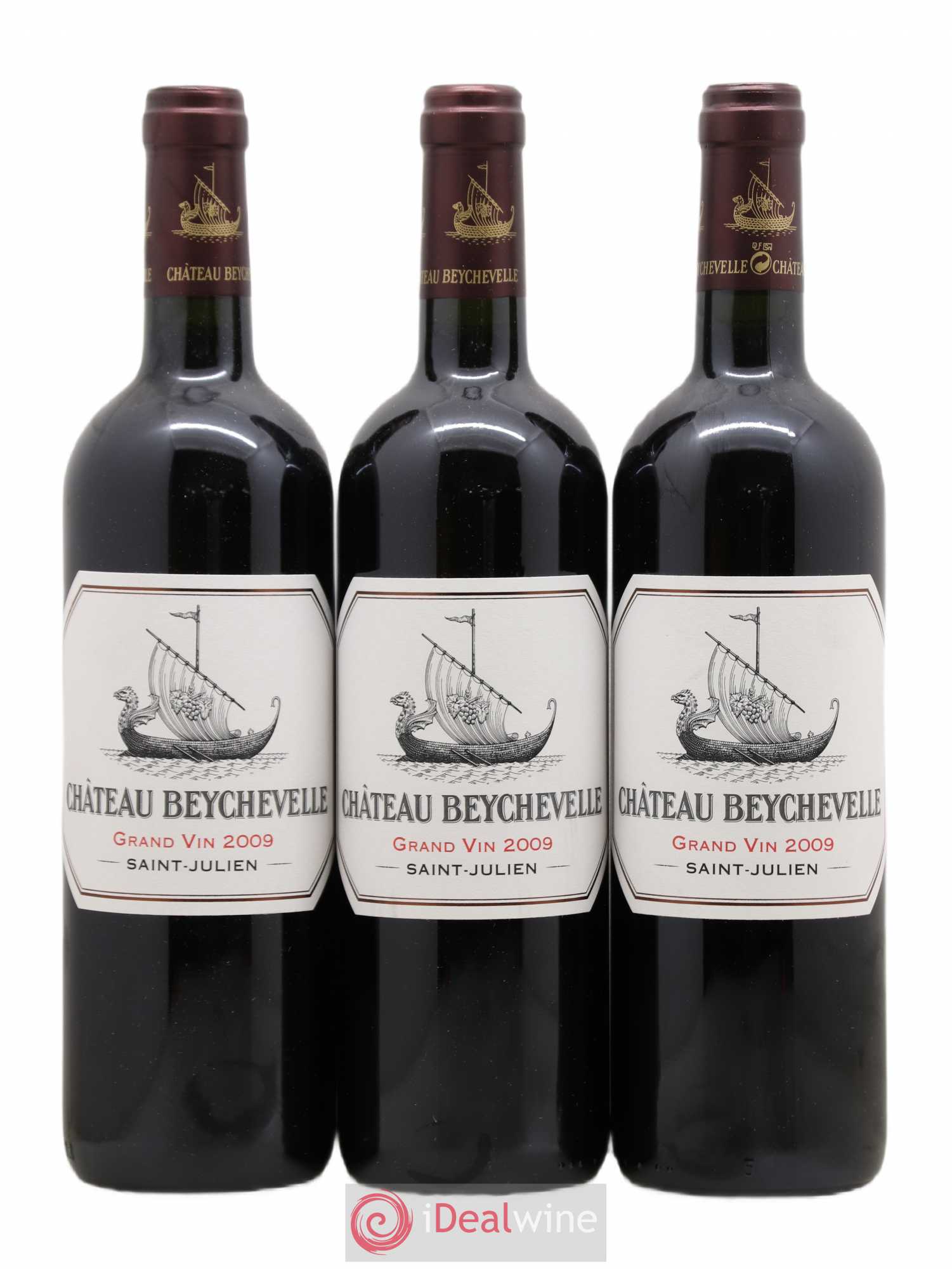 Château Beychevelle 4ème Grand Cru Classé 2009 - Lot de 3 bouteilles - 0