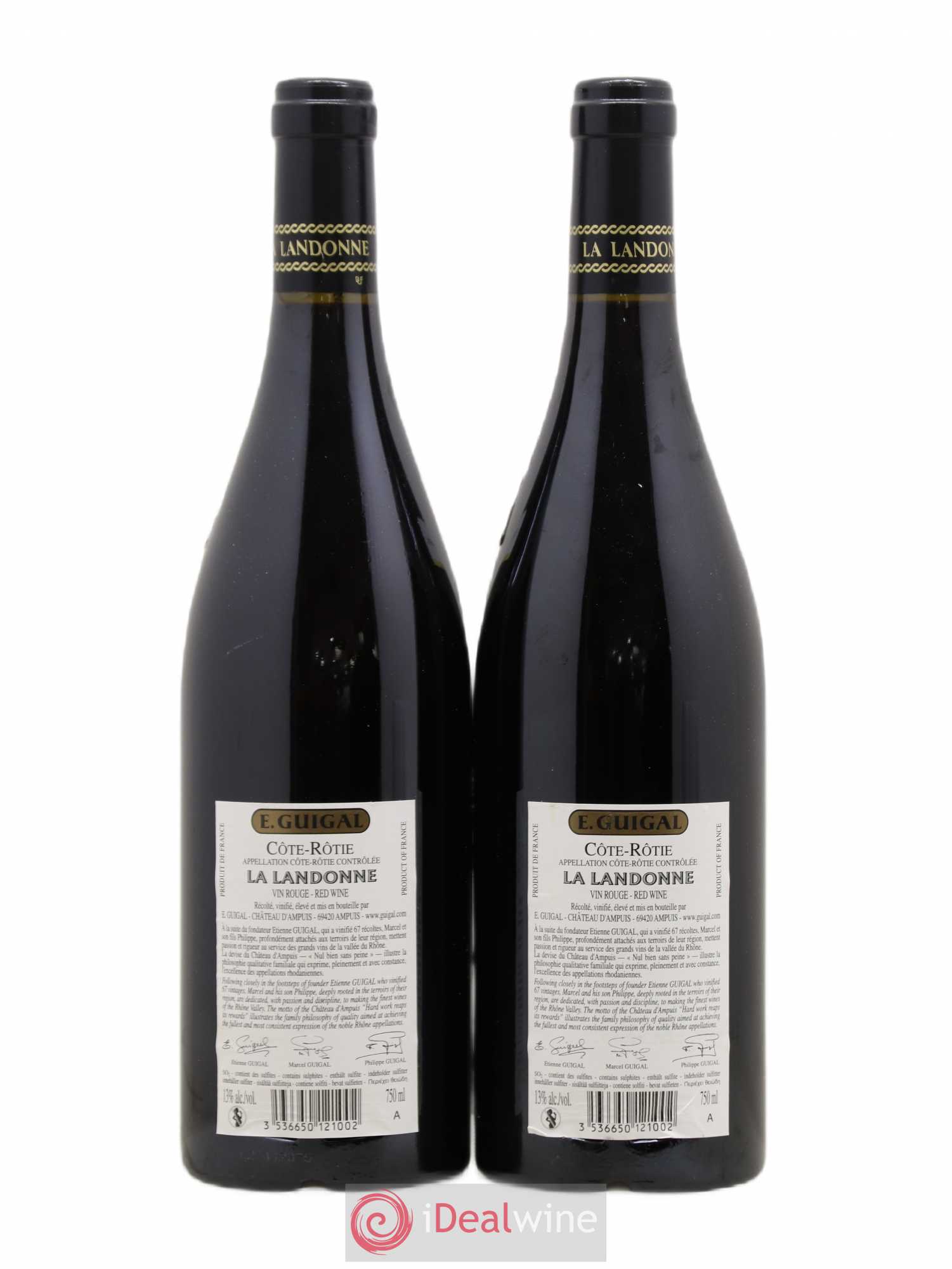 Côte-Rôtie La Landonne Guigal 2008 - Lot de 2 bouteilles - 1
