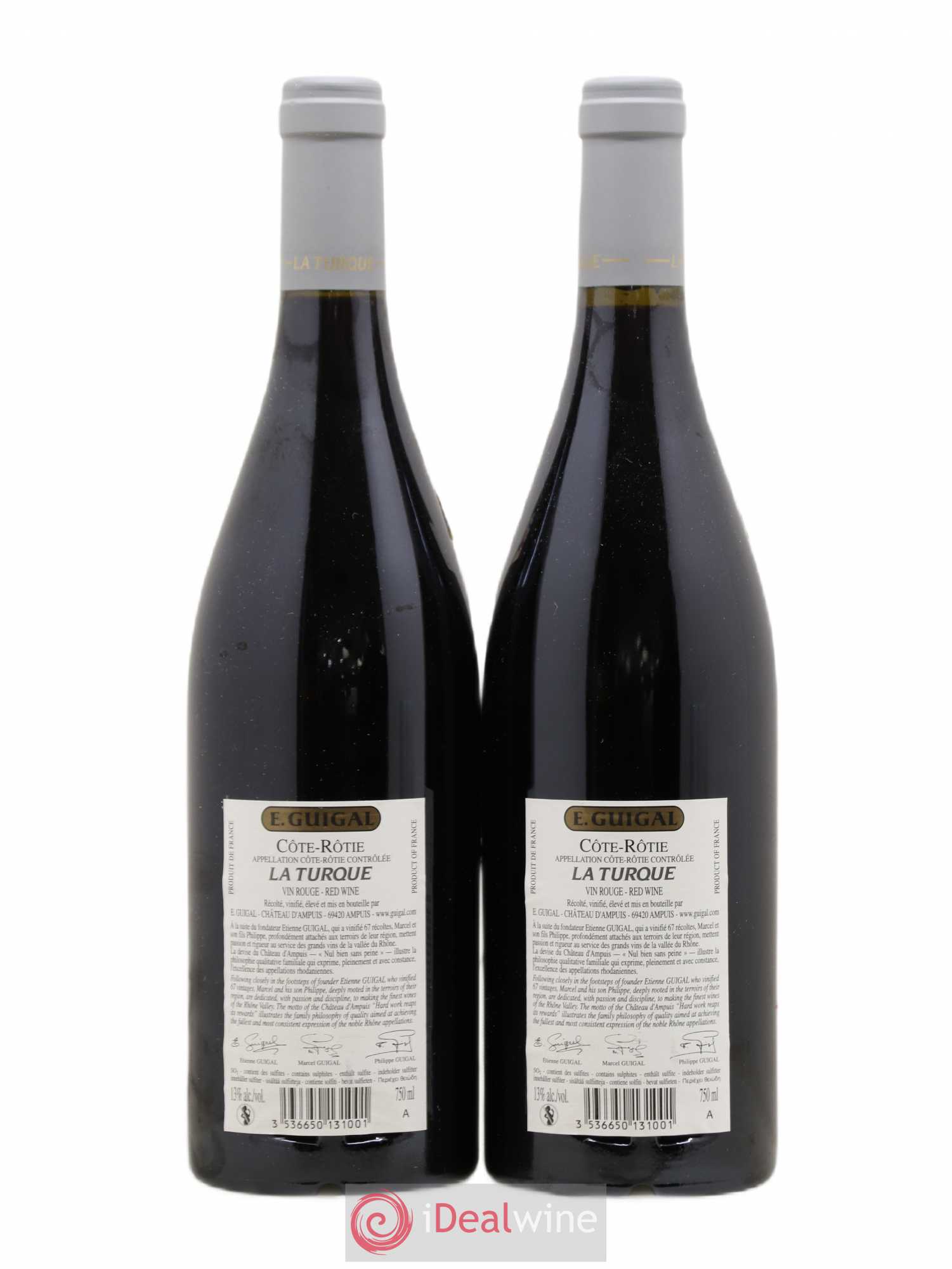 Côte-Rôtie La Turque Guigal 2008 - Lot de 2 bouteilles - 1
