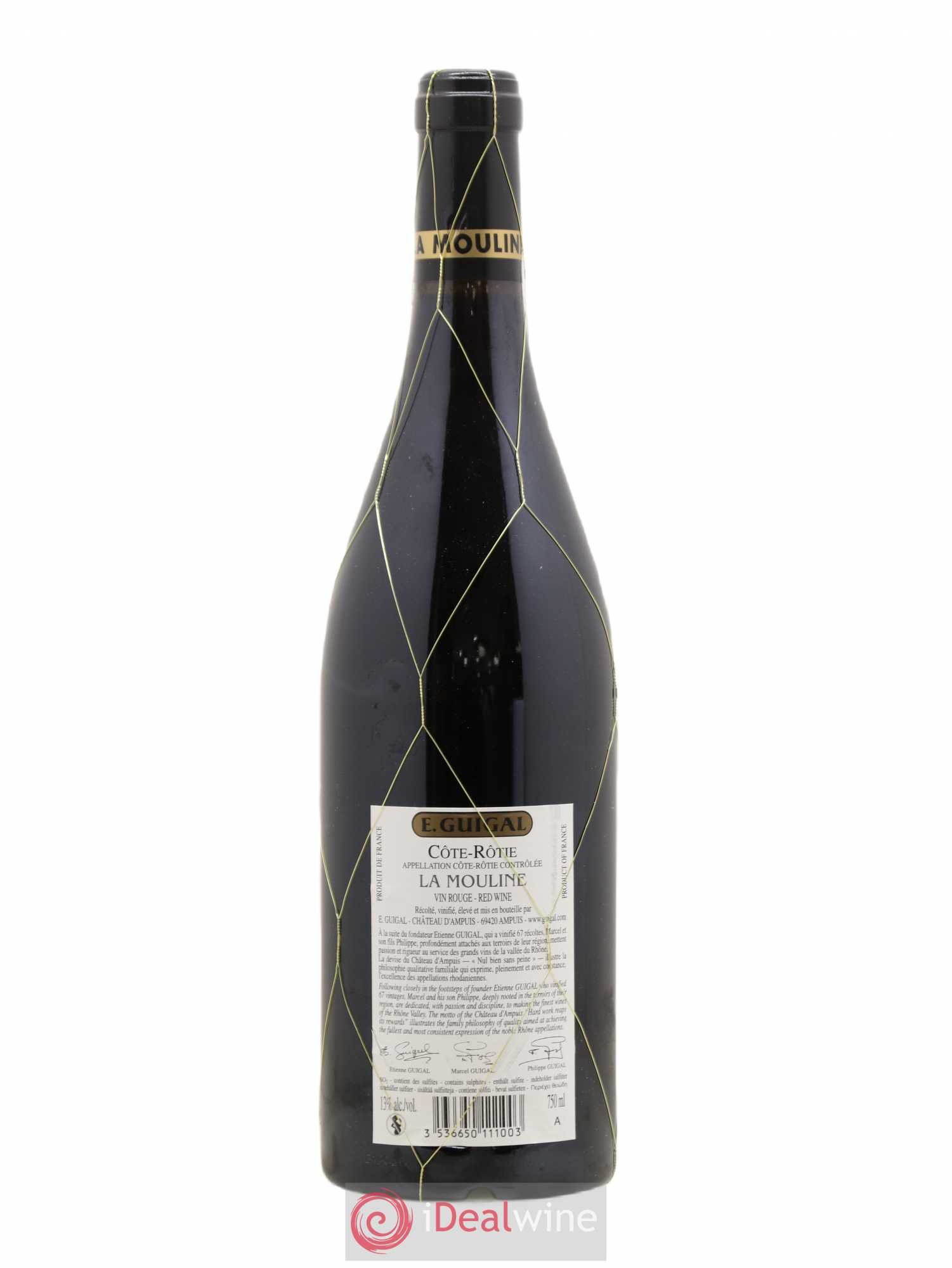 Côte-Rôtie La Mouline Guigal 2008 - Lot de 1 bouteille - 1
