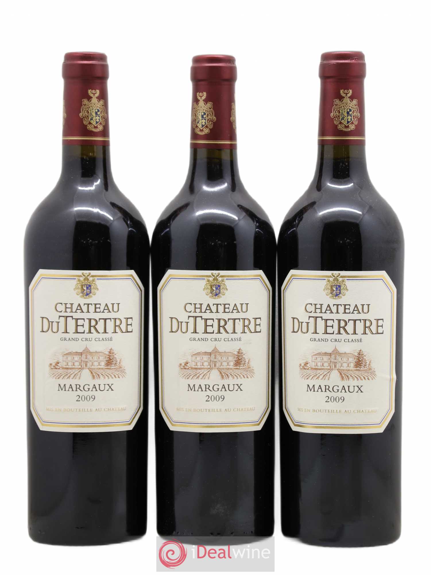 Château du Tertre 5ème Grand Cru Classé 2009 - Lot de 3 bouteilles - 0