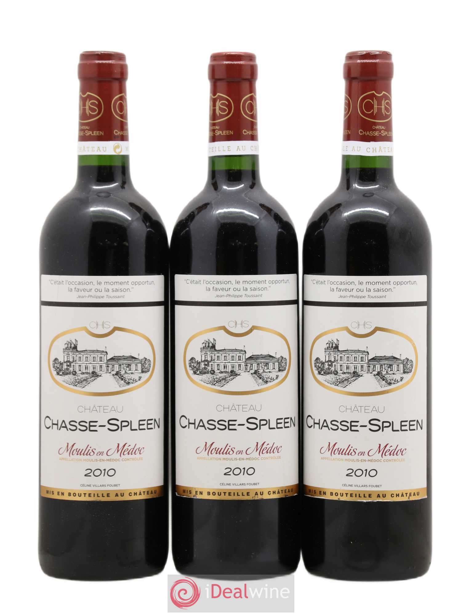 Château Chasse Spleen 2010 - Lot de 6 bouteilles - 2