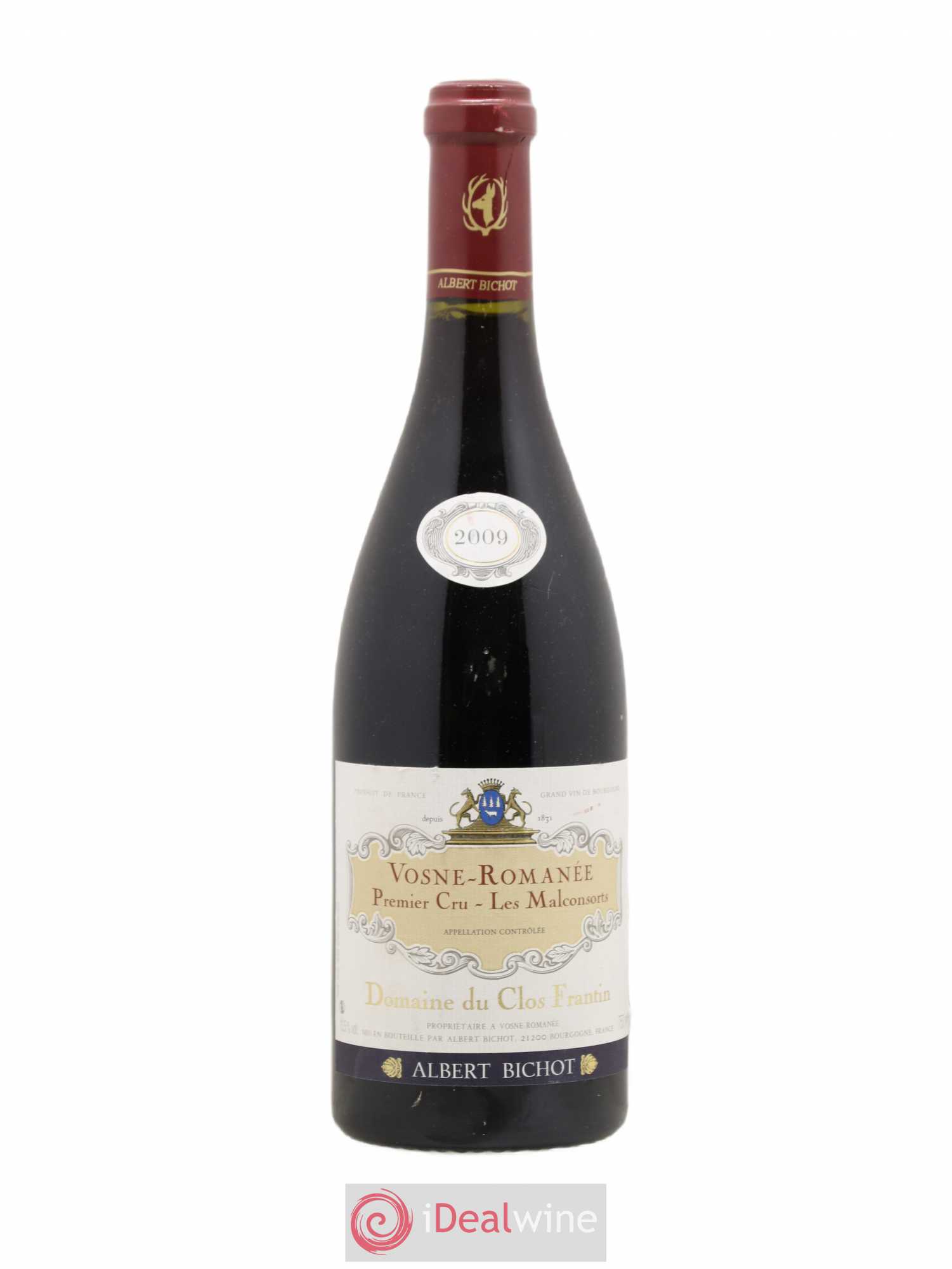Vosne-Romanée 1er Cru Les Malconsorts Clos Frantin - Albert Bichot 2009 - Lot de 1 bouteille - 0