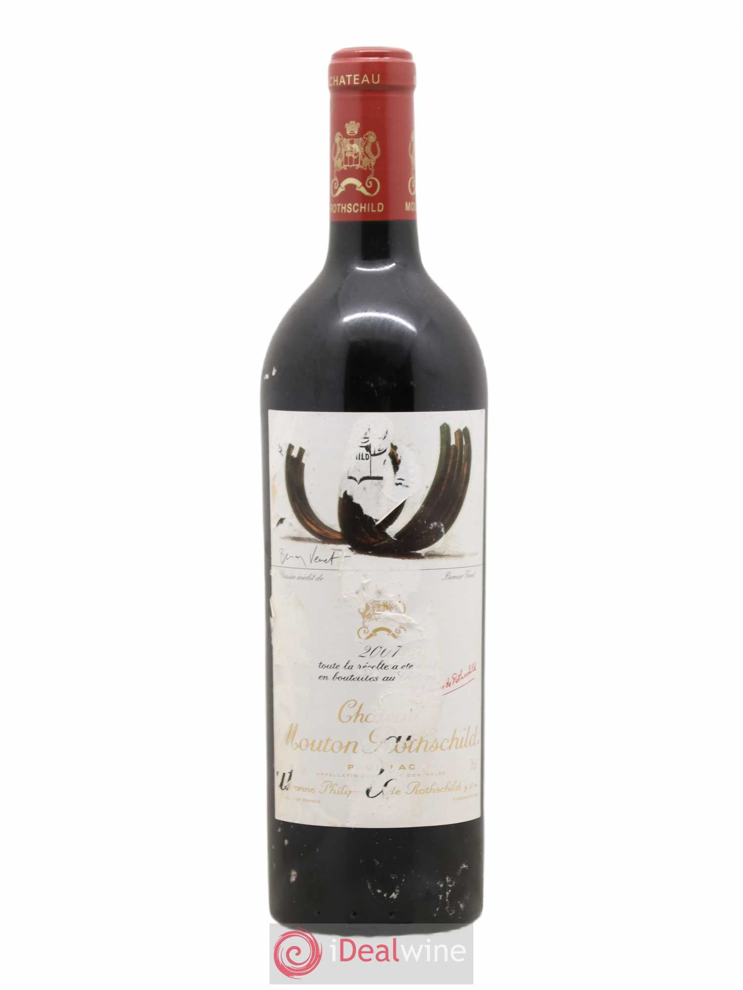 Château Mouton Rothschild 1er Grand Cru Classé 2007 - Lot de 1 bouteille - 0