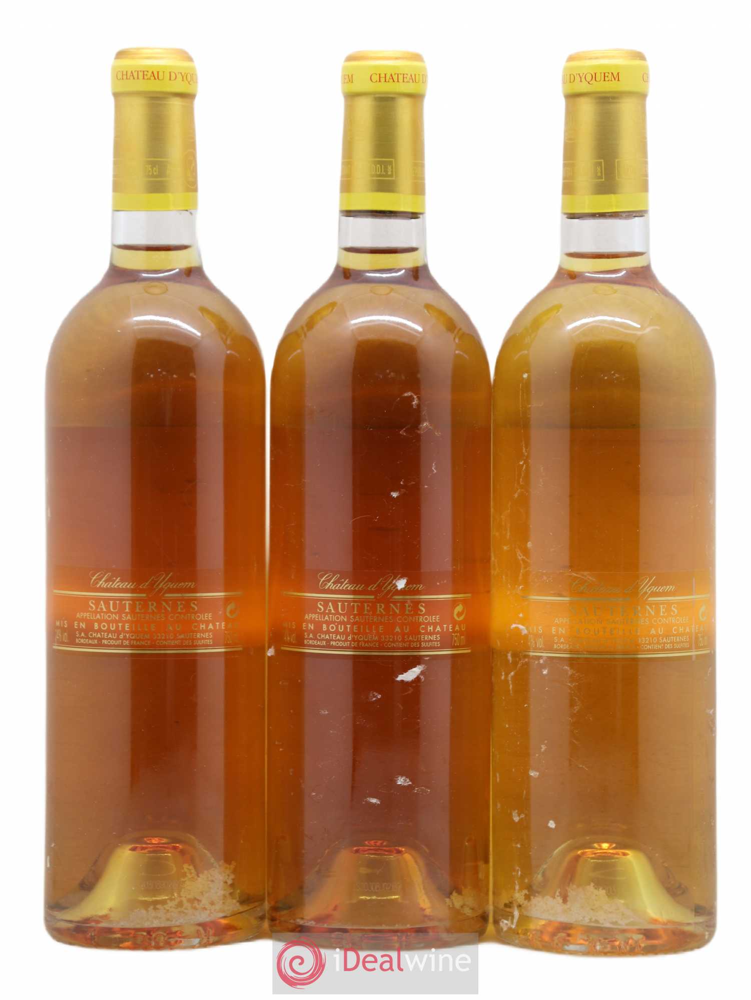 Château d' Yquem 1er Cru Classé Supérieur 2003 - Lotto di 3 bottiglie - 1