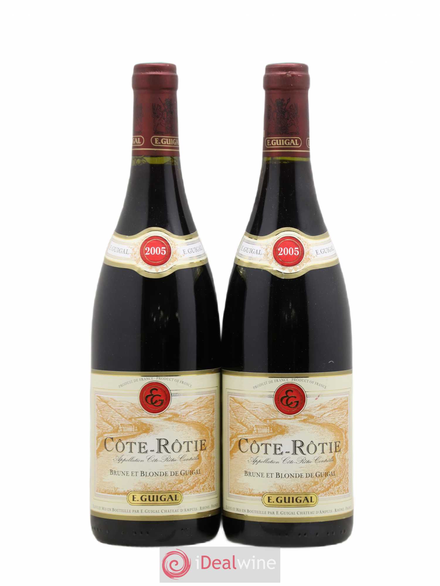 Côte-Rôtie Côtes Brune et Blonde Guigal 2005 - Lot de 2 bouteilles - 0