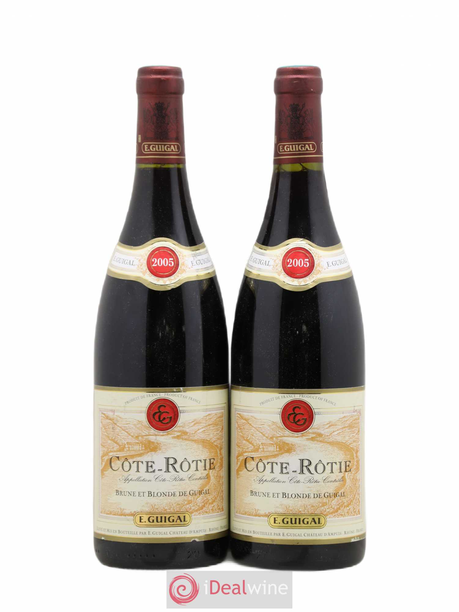 Côte-Rôtie Côtes Brune et Blonde Guigal 2005 - Lot de 2 bouteilles - 0