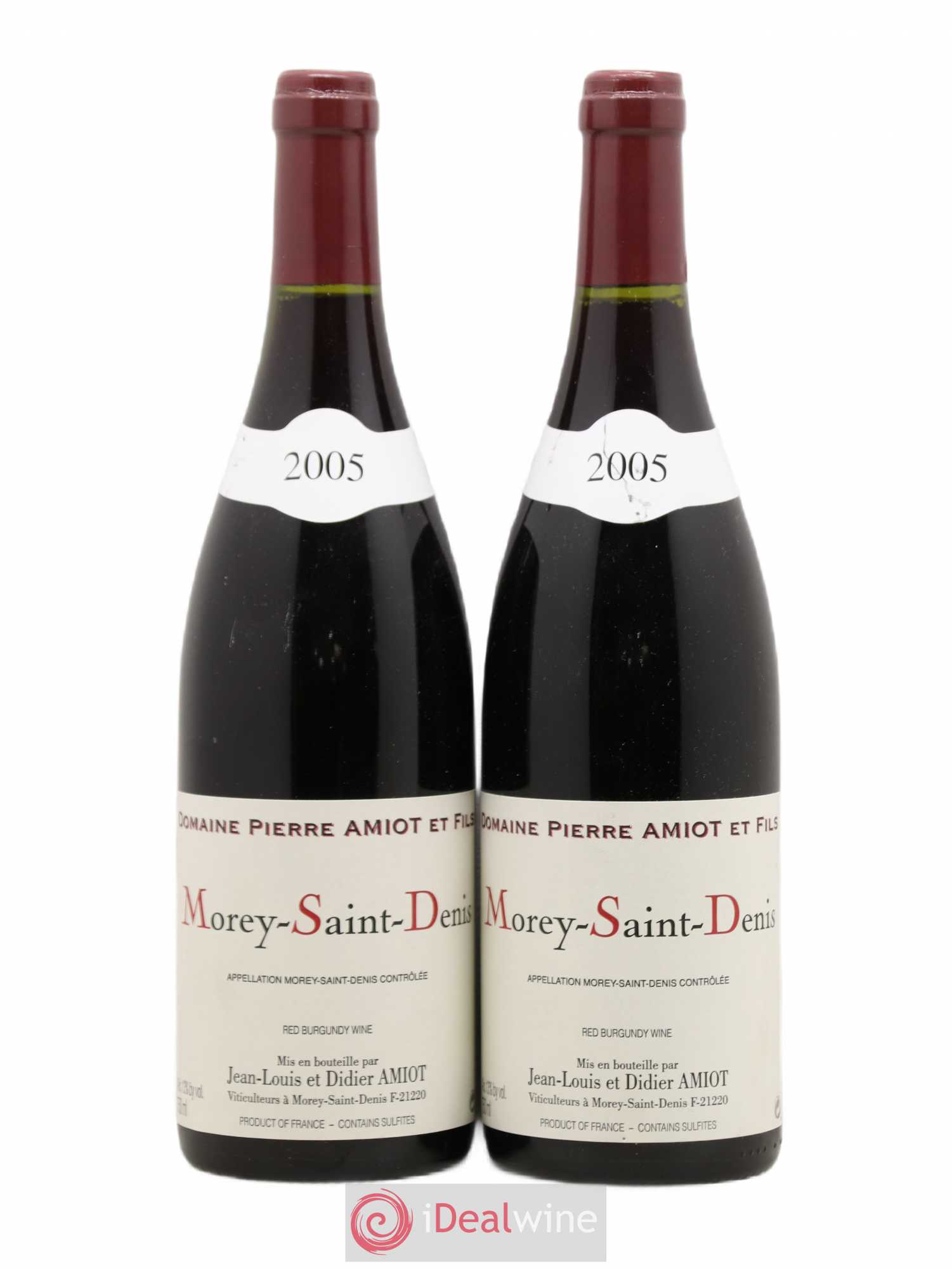 Morey-Saint-Denis Domaine Pierre Amiot Et Fils 2005 - Posten von 2 Flaschen - 0