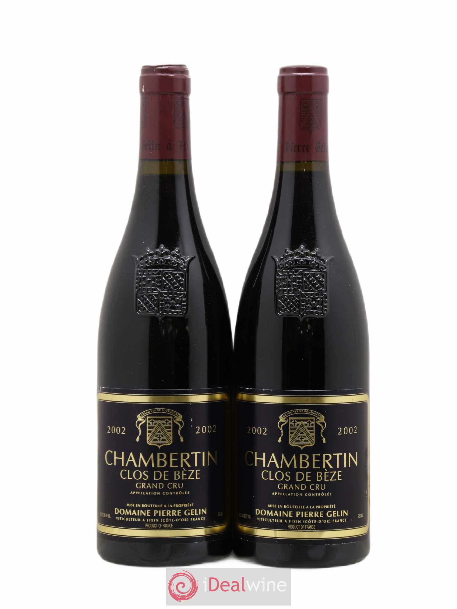 Chambertin Clos de Bèze Grand Cru Domaine Pierre Gelin 2002 - Posten von 2 Flaschen - 0