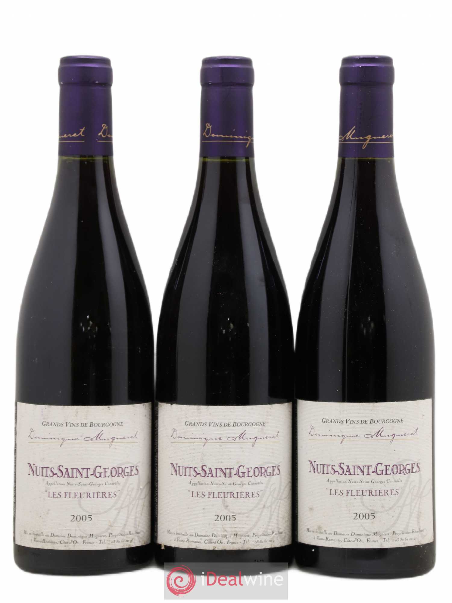 Nuits-Saint-Georges Les Fleurières Dominique Mugneret (Domaine) 2005 - Lot de 3 bouteilles - 0