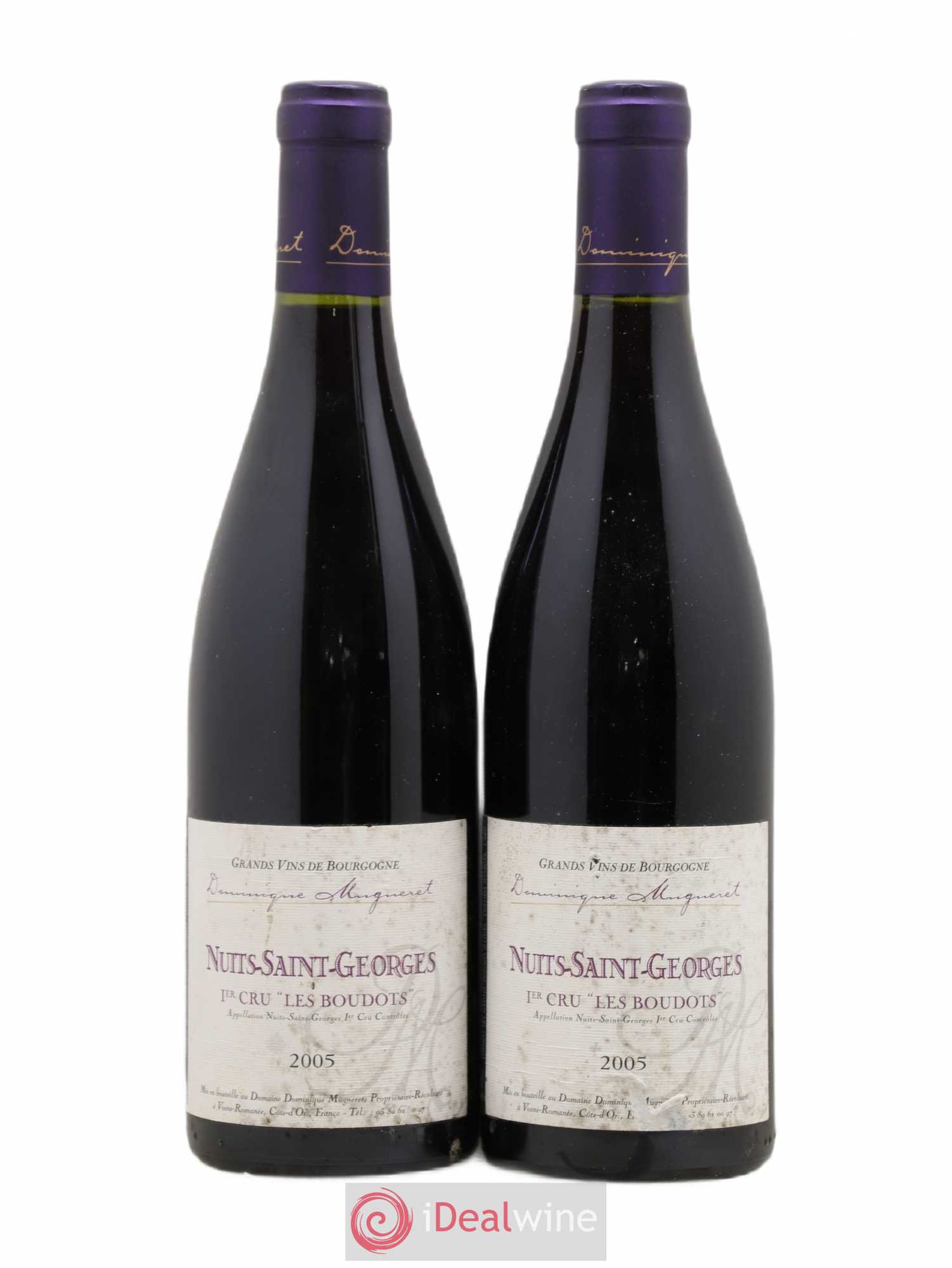 Nuits-Saint-Georges 1er Cru Les Boudots Dominique Mugneret (Domaine) 2005 - Lot de 2 bouteilles - 0