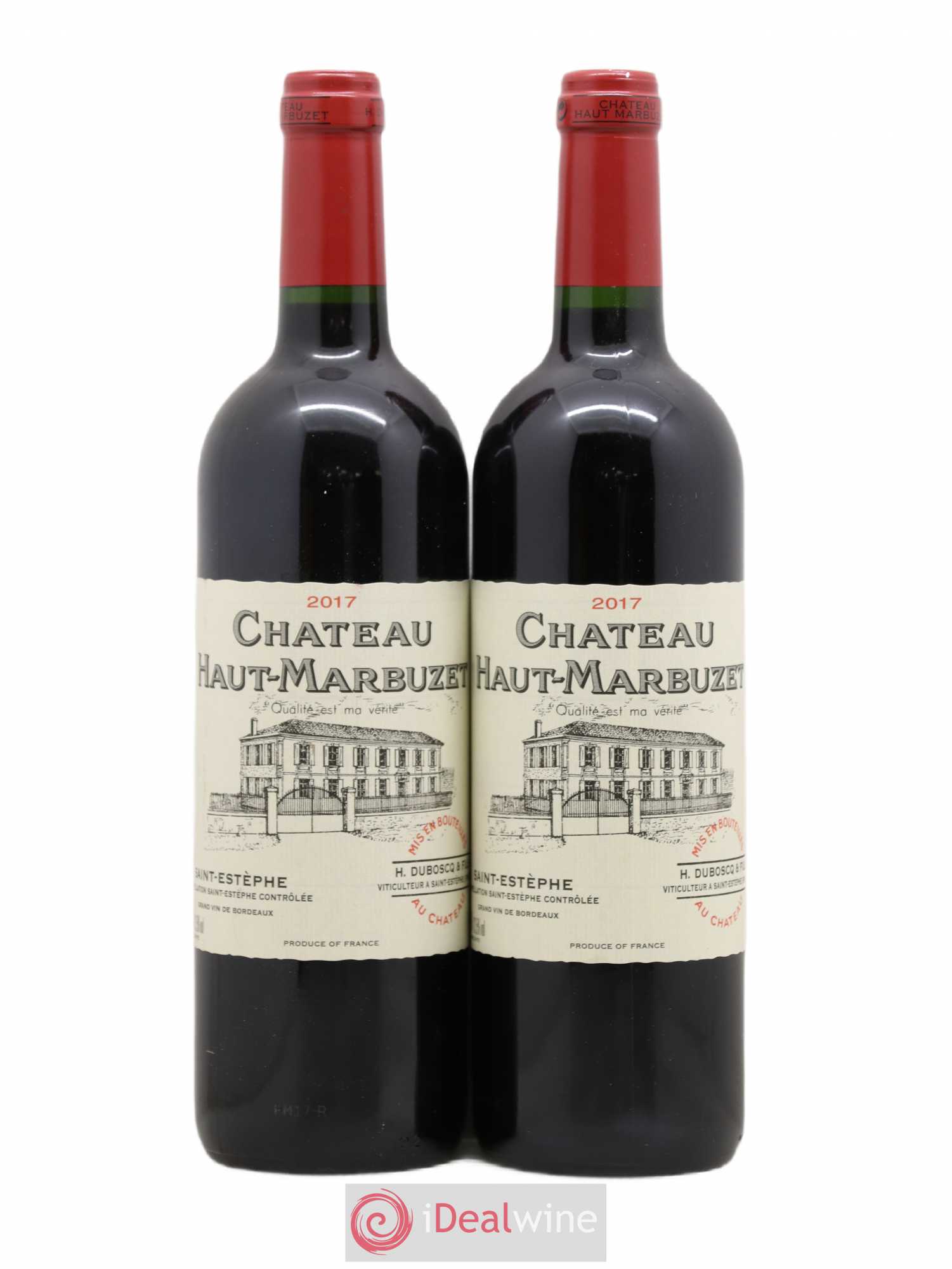 Château Haut Marbuzet (sans prix de réserve) 2017 - Lot de 2 bouteilles - 0