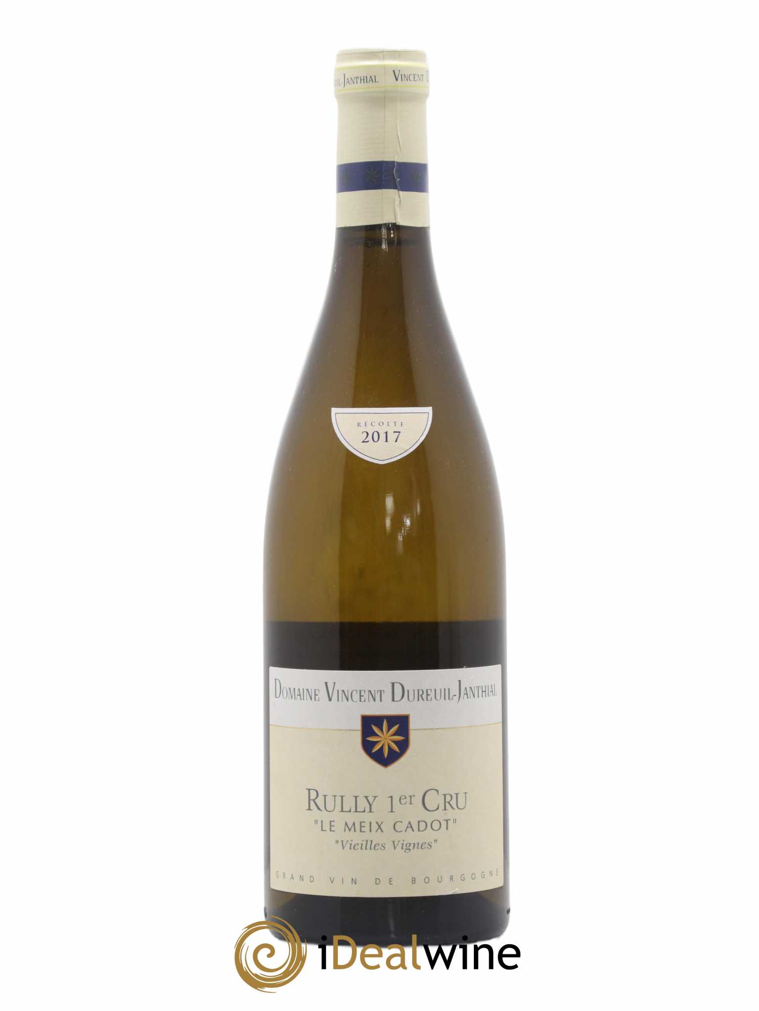 Rully 1er Cru Le Meix Cadot Vieilles Vignes Vincent Dureuil-Janthial 2017 - Lot de 1 bouteille - 0