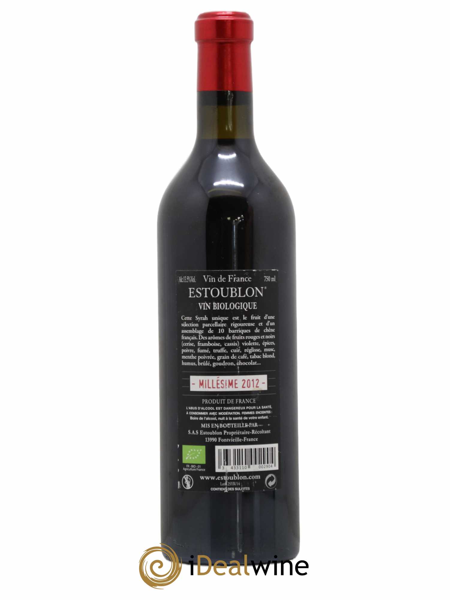Vin de France (senza prezzo di riserva) 2012 - Lotto di 1 bottiglia - 1