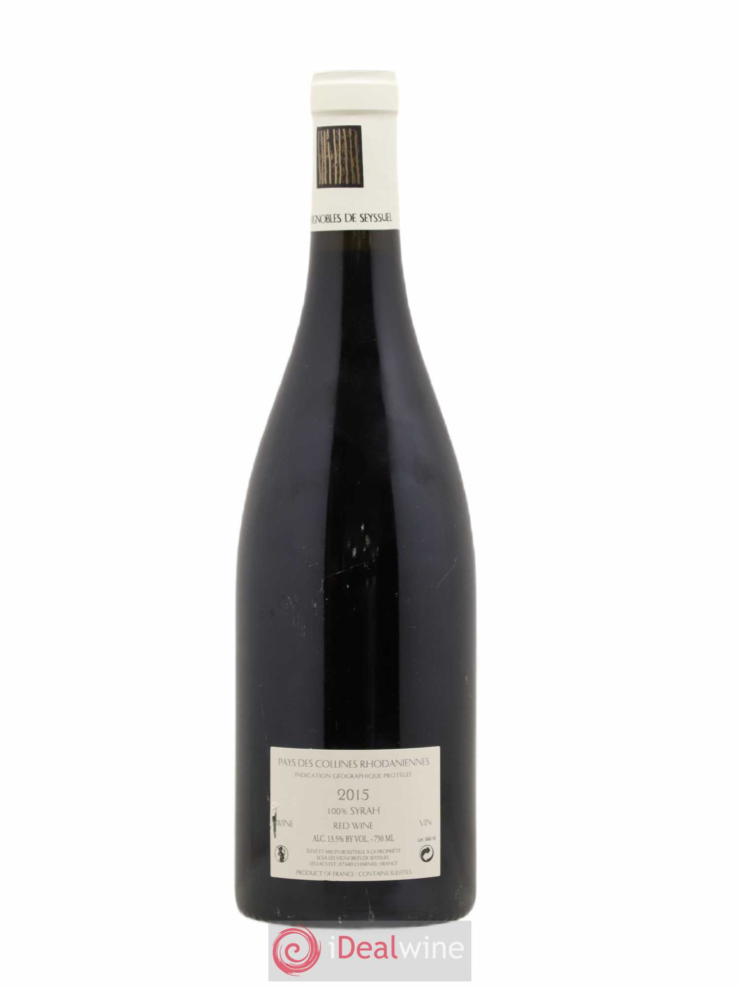 Collines Rhodaniennes Saxeolum Les Vignobles de Seyssuel - Louis Cheze (Domaine) 2015 - Lot de 1 bouteille - 1