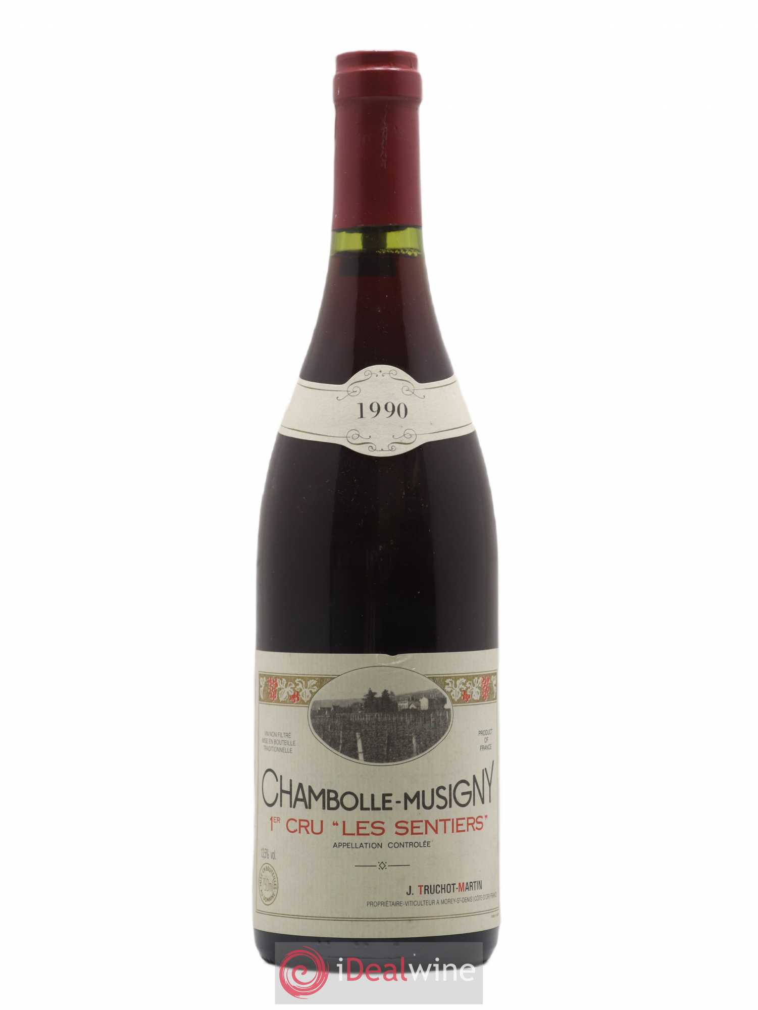 Chambolle-Musigny 1er Cru Les Sentiers Jacky Truchot 1990 - Lot de 1 bouteille - 0