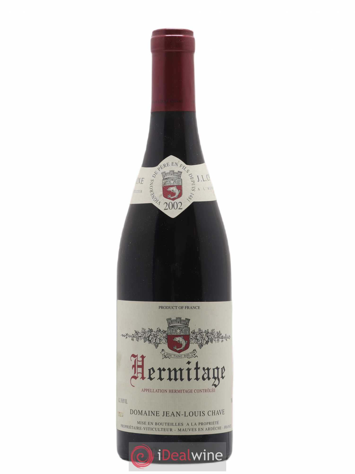 Hermitage Jean-Louis Chave 2002 - Lot de 1 bouteille - 0