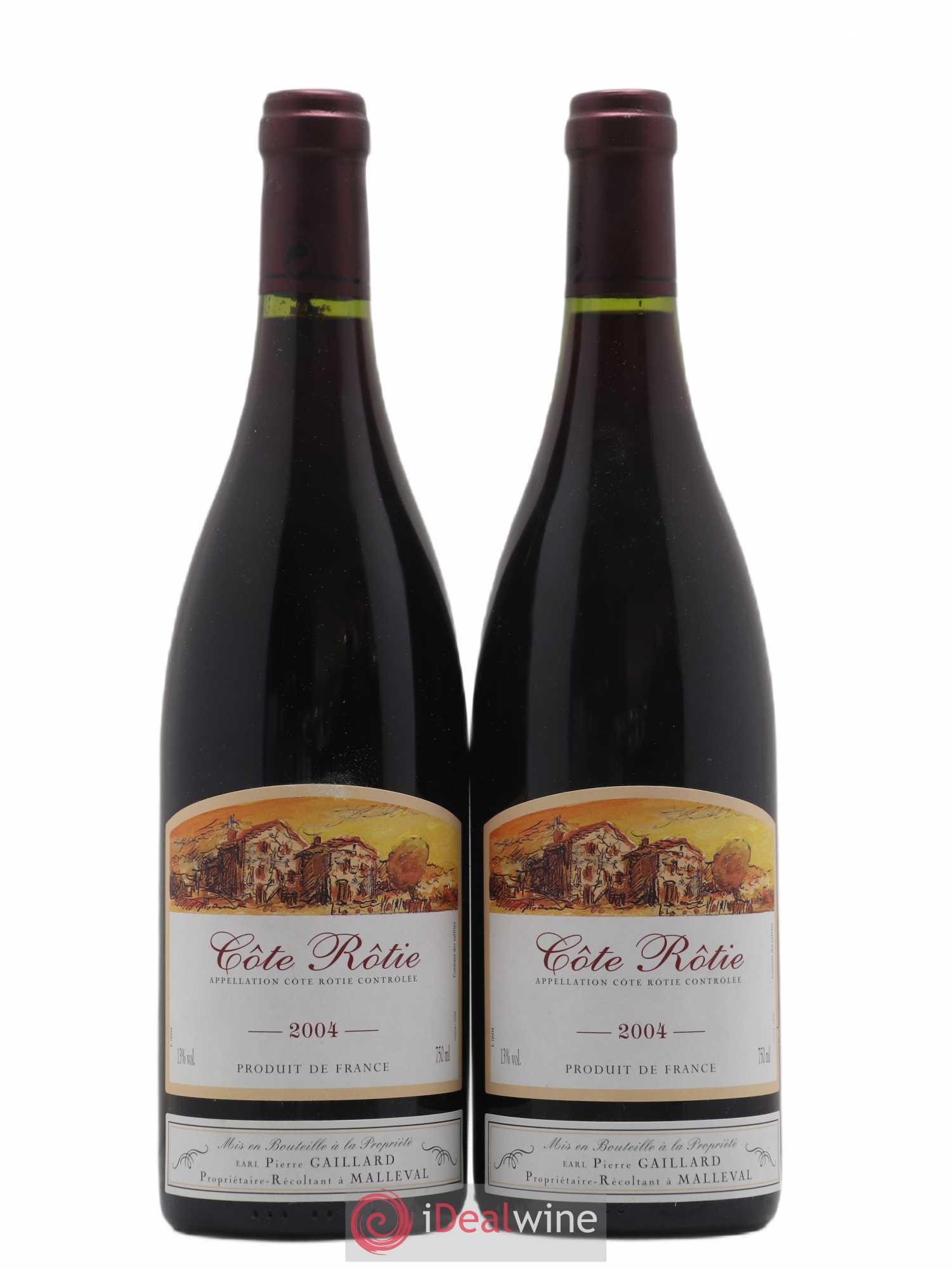 Côte-Rôtie Pierre Gaillard 2004 - Lot de 2 bouteilles - 0