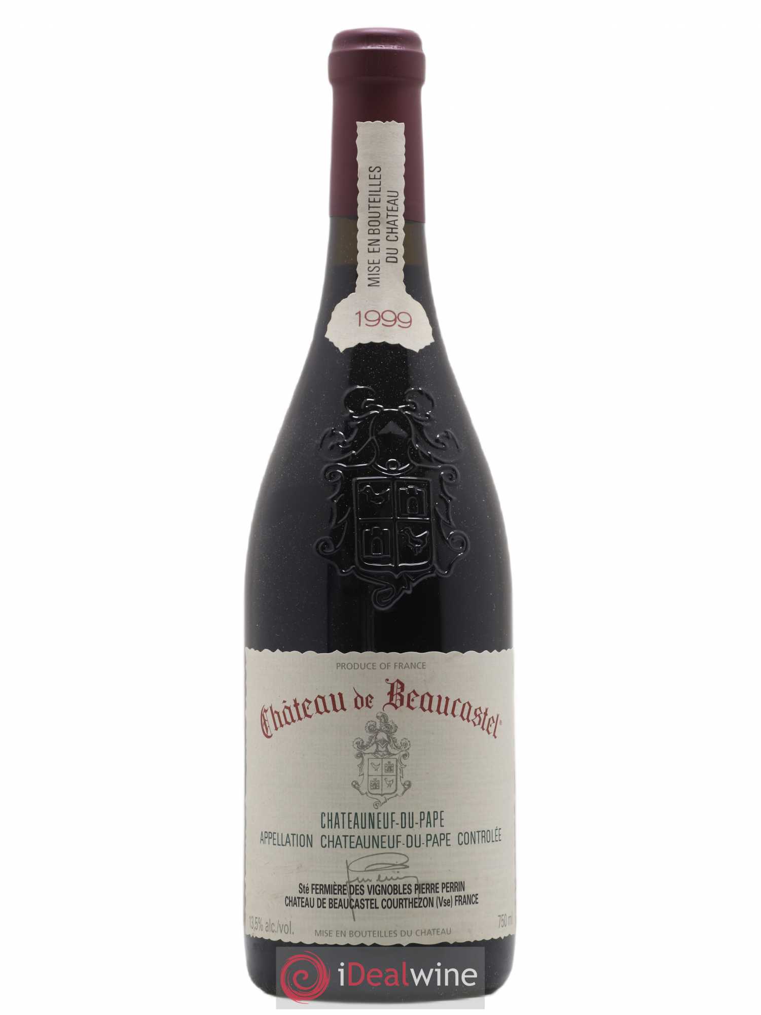 Châteauneuf-du-Pape Château de Beaucastel Famille Perrin 1999 - Lot de 1 bouteille - 0