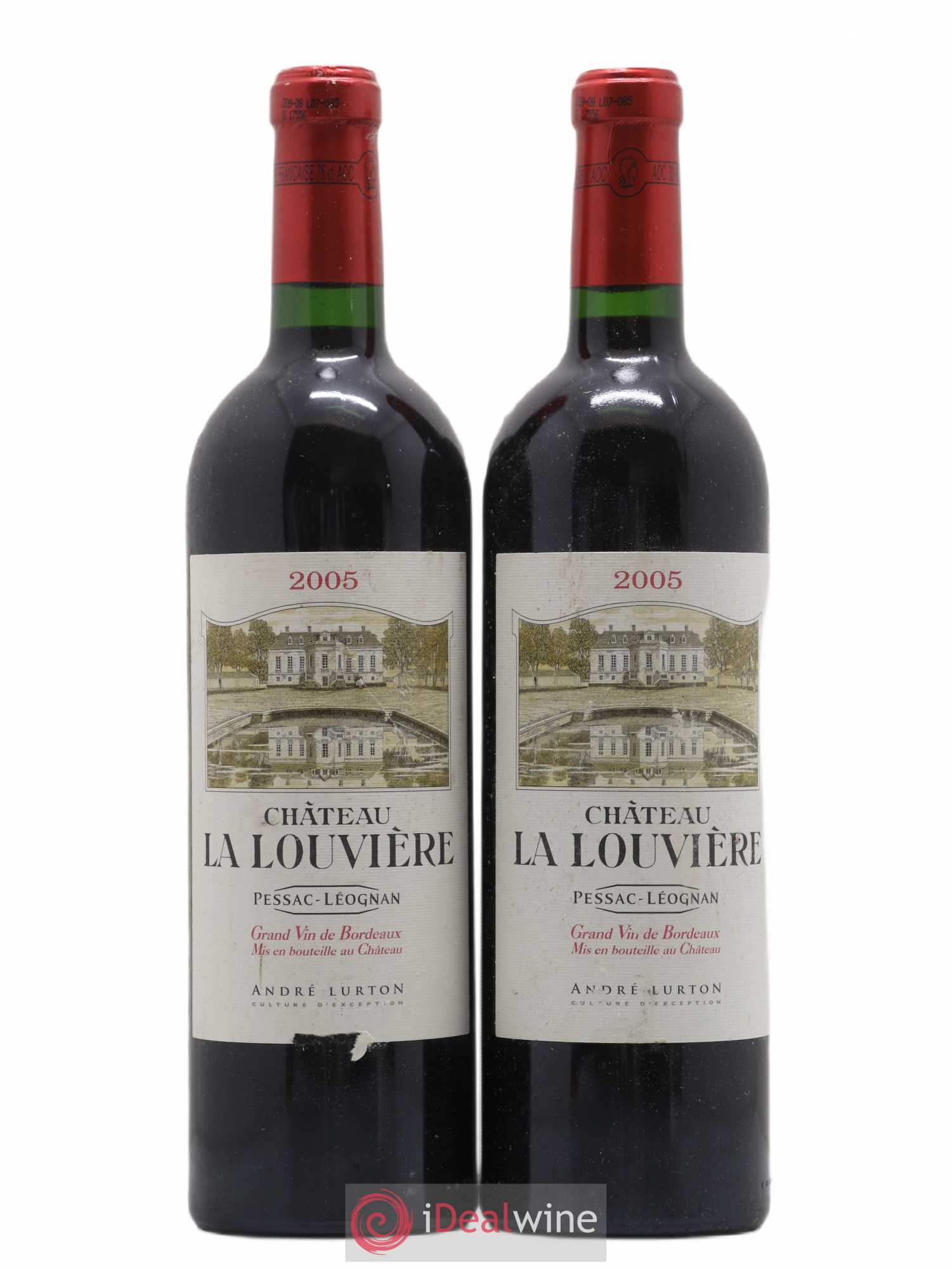 Château la Louvière 2005 - Lot de 2 bouteilles - 0
