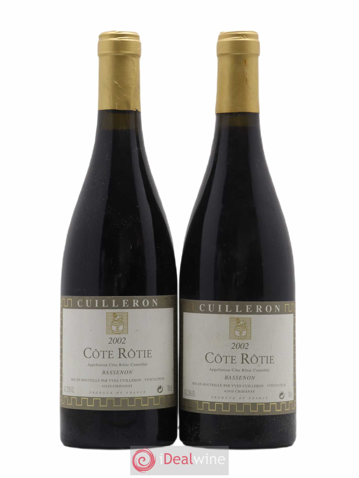 Côte-Rôtie Bassenon Yves Cuilleron (Domaine) 2002 - Lot de 2 bouteilles - 0