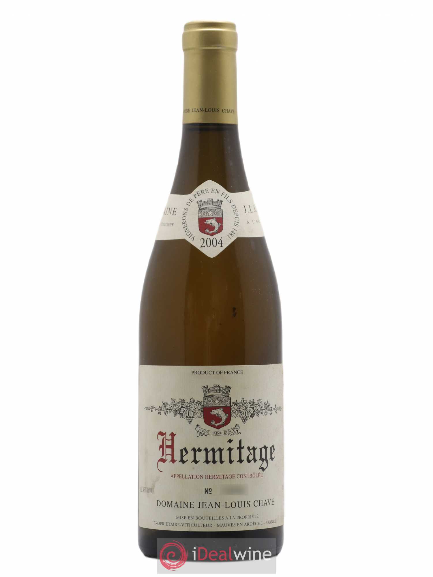 Hermitage Jean-Louis Chave 2004 - Lot de 1 bouteille - 0