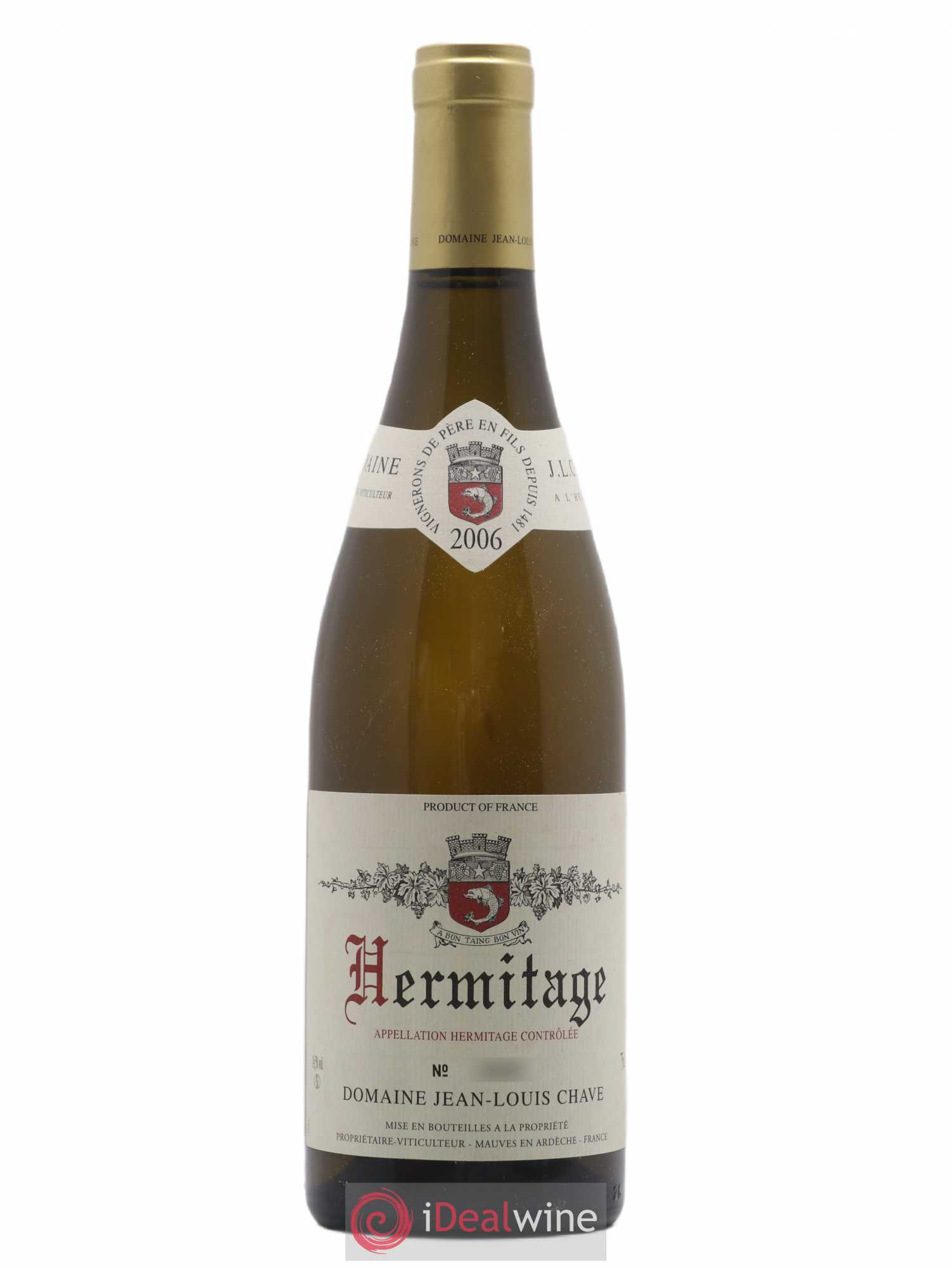 Hermitage Jean-Louis Chave 2006 - Lot de 1 bouteille - 0