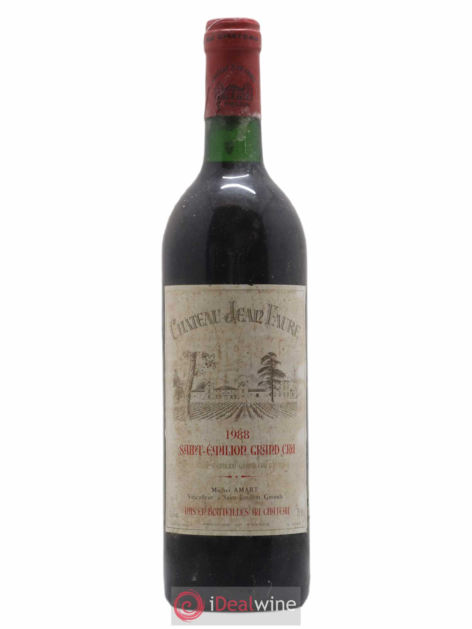 Château Jean Faure Grand Cru Classé 1988 - Lot de 1 bouteille - 0