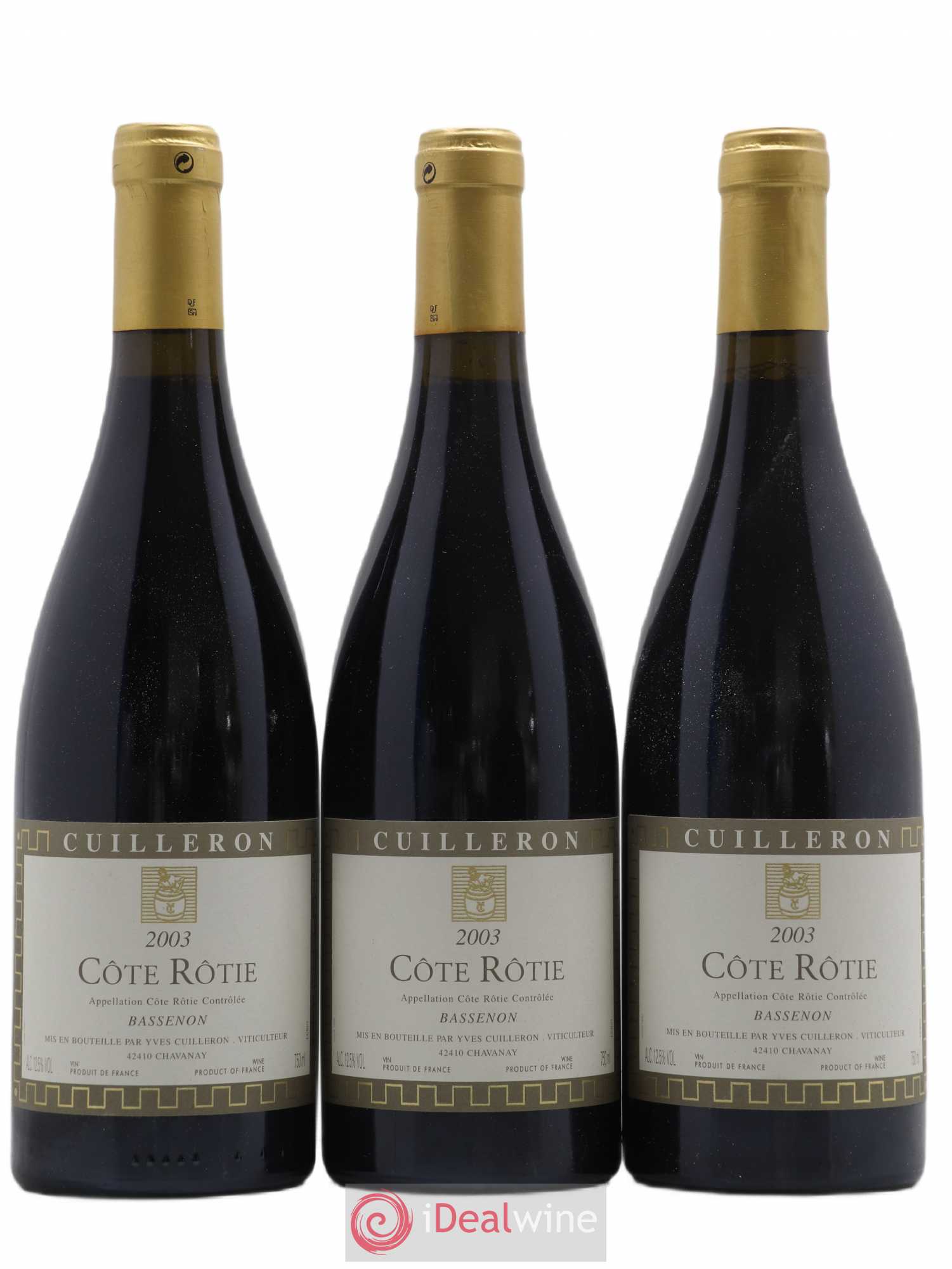 Côte-Rôtie Bassenon Yves Cuilleron (Domaine) 2003 - Lot de 3 bouteilles - 0