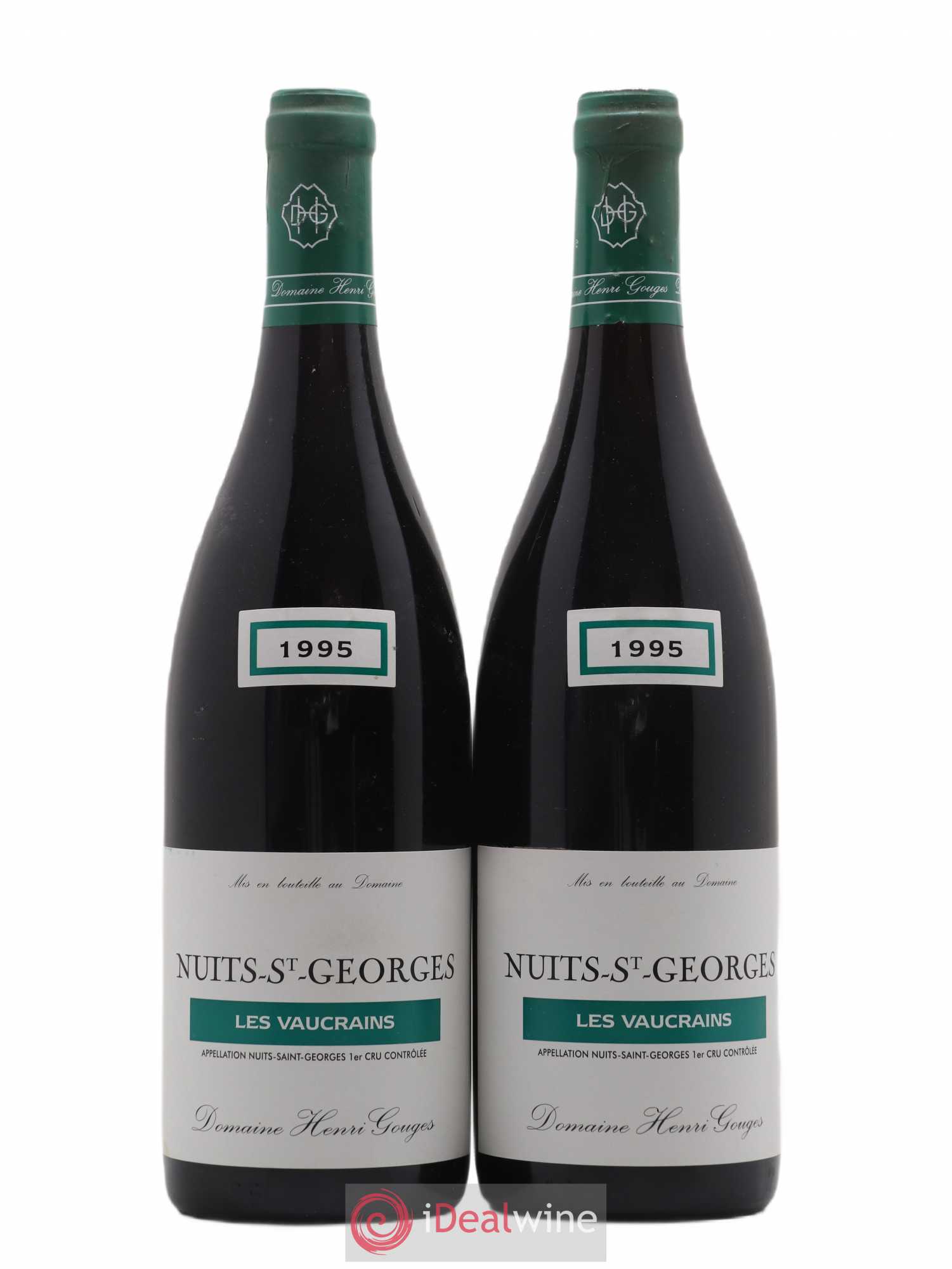 Nuits-Saint-Georges 1er Cru Les Vaucrains Henri Gouges 1995 - Posten von 2 Flaschen - 0