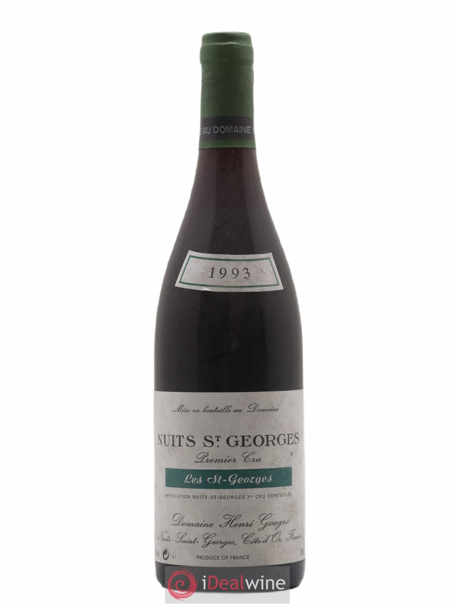 Nuits-Saint-Georges 1er Cru Les Saints Georges Henri Gouges 1993 - Lot de 1 bouteille - 0