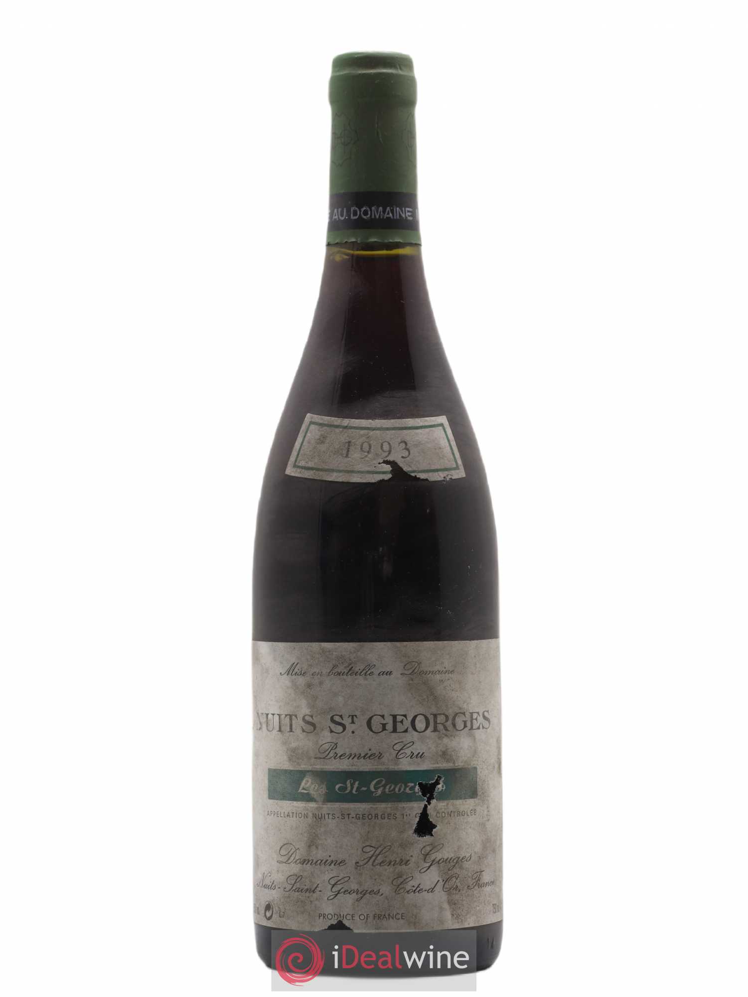 Nuits-Saint-Georges 1er Cru Les Saints Georges Henri Gouges 1993 - Lot de 1 bouteille - 0