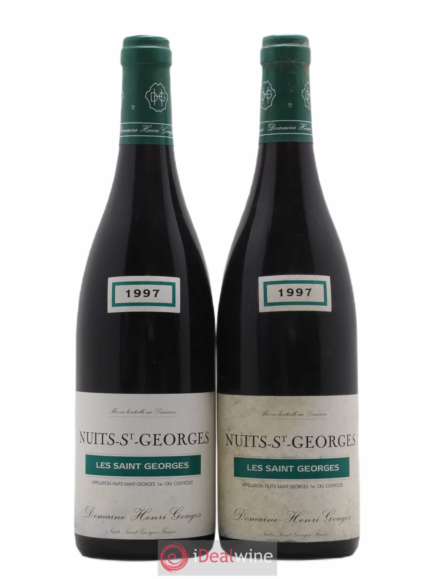 Nuits-Saint-Georges 1er Cru Les Saints Georges Henri Gouges 1997 - Lot de 2 bouteilles - 0
