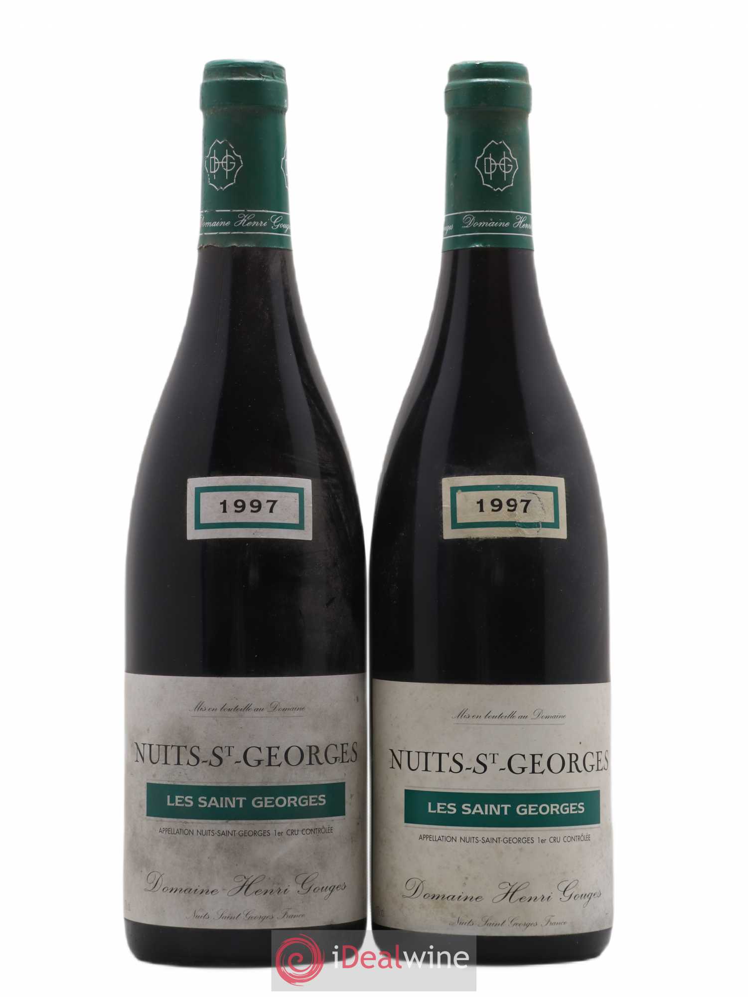 Nuits-Saint-Georges 1er Cru Les Saints Georges Henri Gouges 1997 - Posten von 2 Flaschen - 0