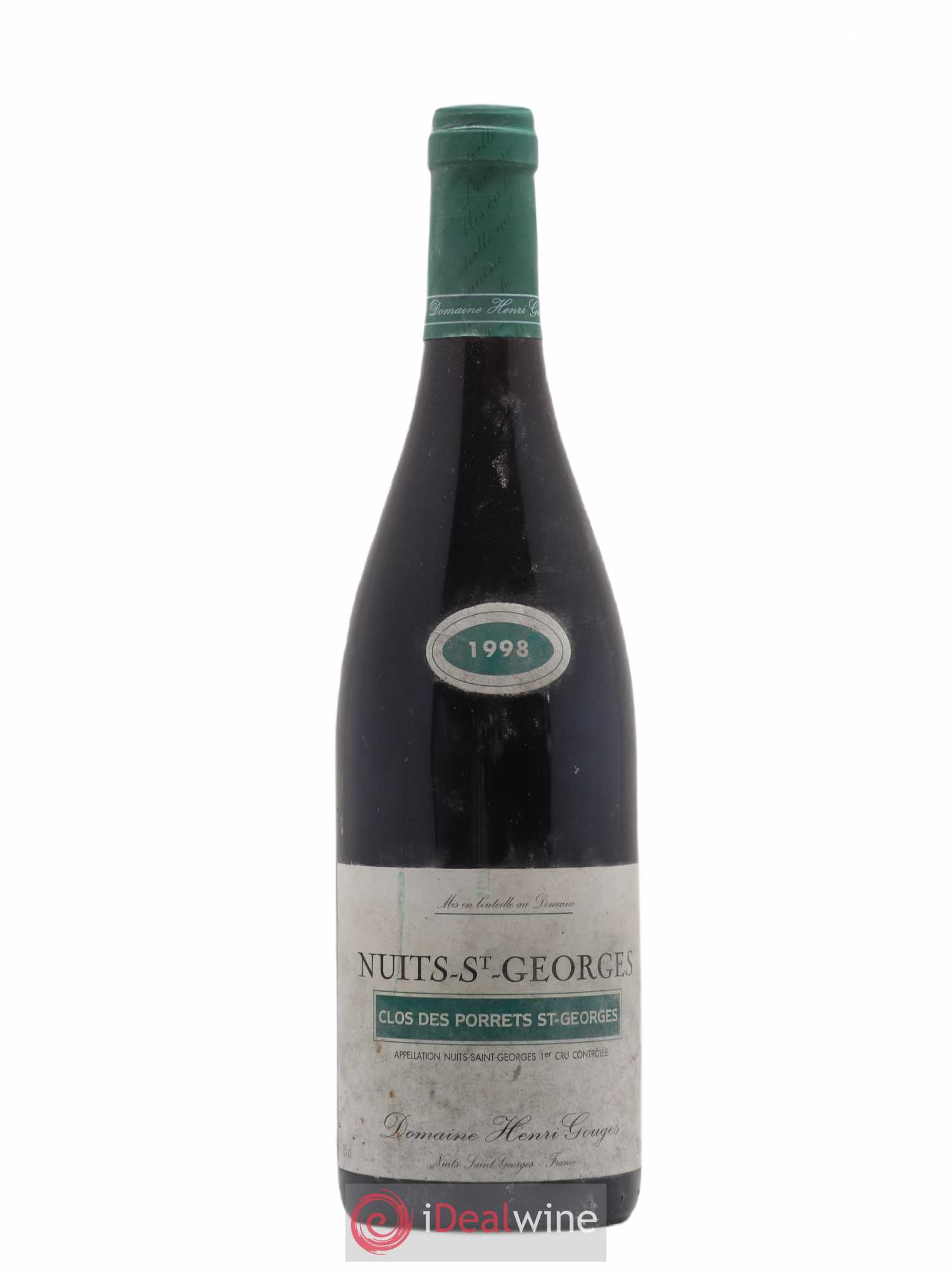 Nuits-Saint-Georges 1er Cru Clos des Porrets St Georges Henri Gouges 1998 - Posten von 1 Flasche - 0