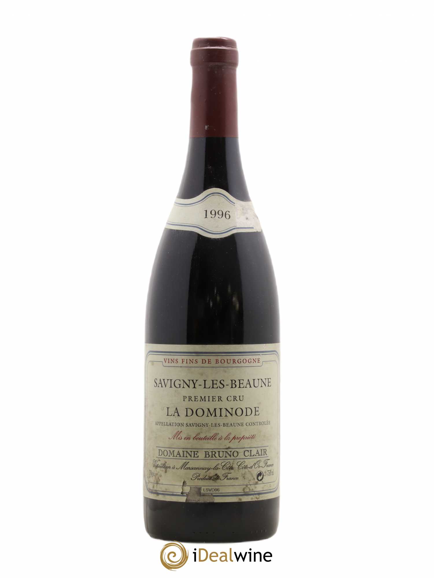 Savigny-lès-Beaune 1er Cru La Dominode Bruno Clair (Domaine) 1996 - Lot de 1 bouteille - 0