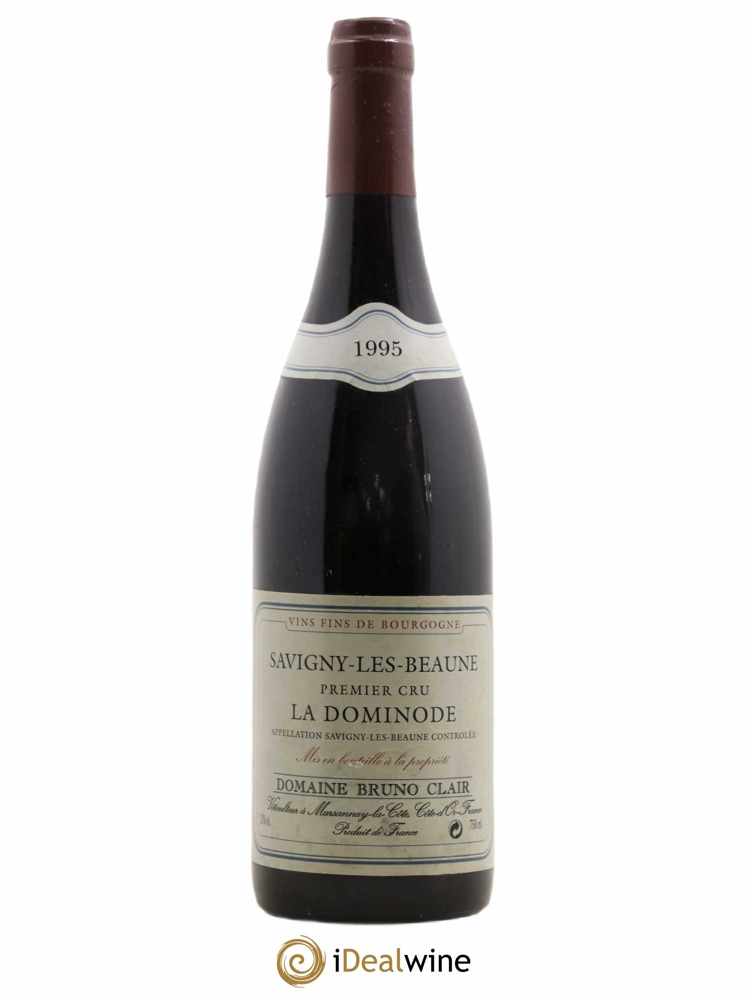Savigny-lès-Beaune 1er Cru La Dominode Bruno Clair (Domaine) 1995 - Lot de 1 bouteille - 0