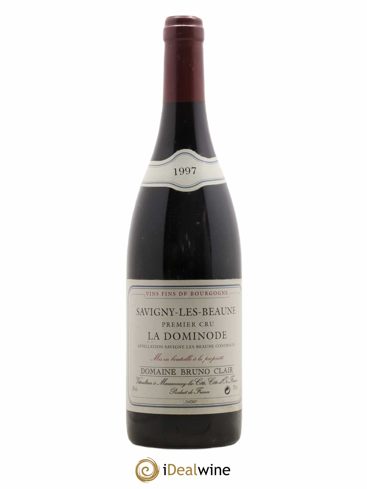 Savigny-lès-Beaune 1er Cru La Dominode Bruno Clair (Domaine) 1997 - Lot de 1 bouteille - 0