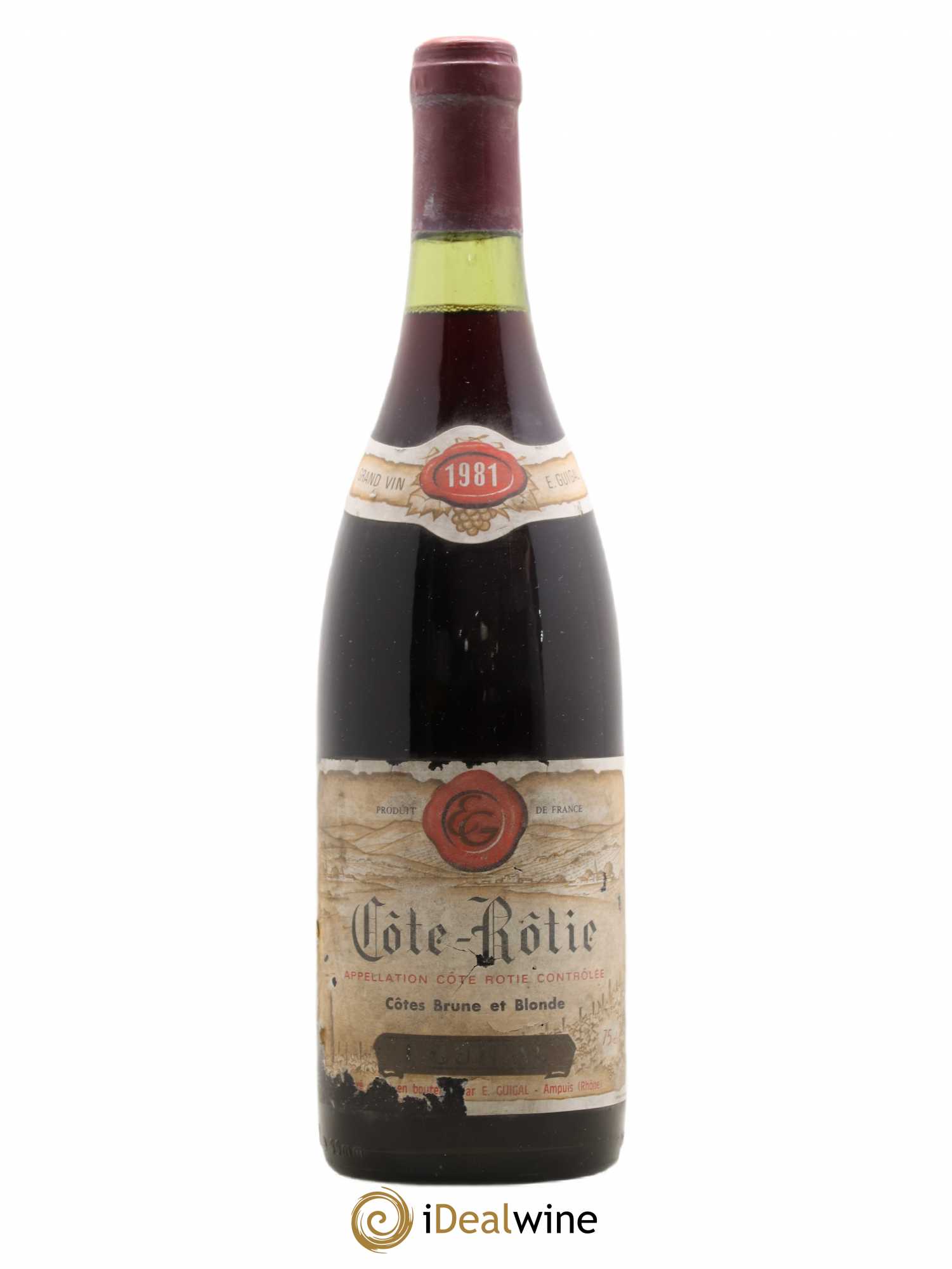Côte-Rôtie Côtes Brune et Blonde Guigal 1981 - Lot de 1 bouteille - 0