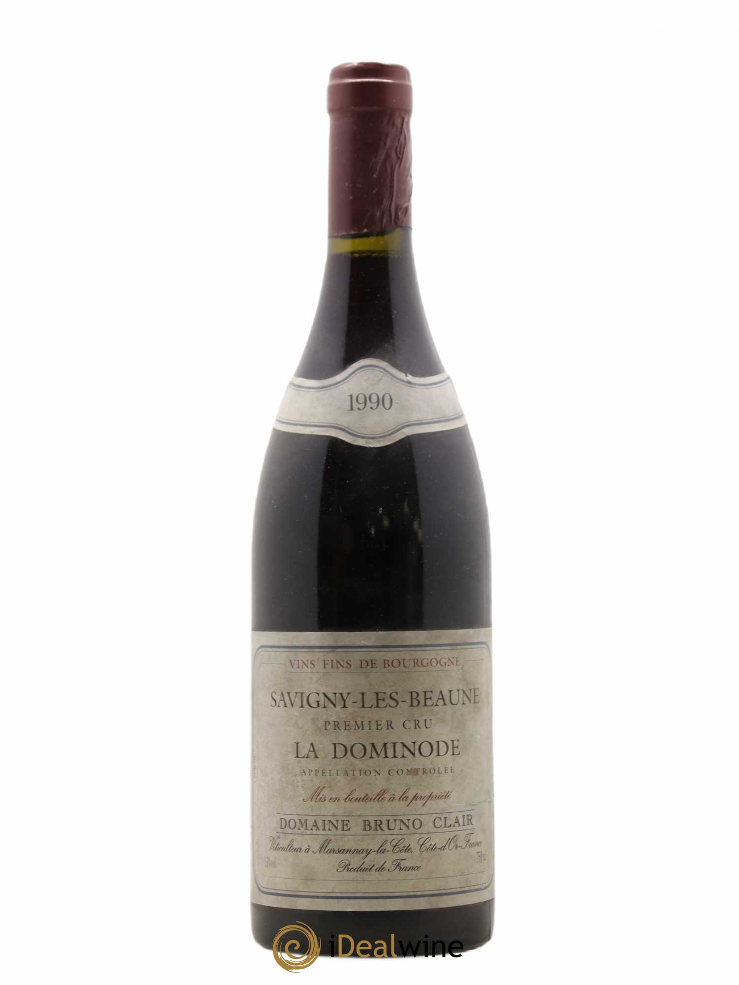 Savigny-lès-Beaune 1er Cru La Dominode Bruno Clair (Domaine) 1990 - Lot de 1 bouteille - 0