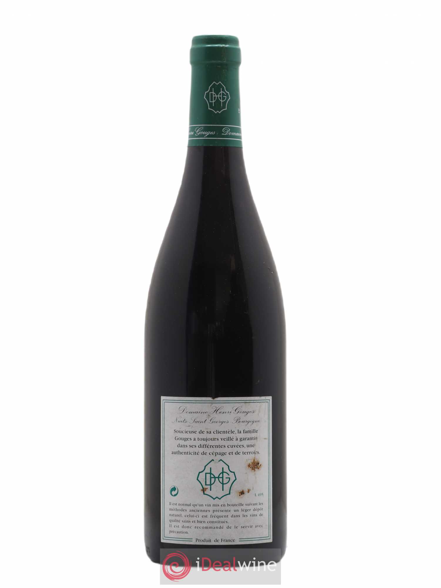 Nuits-Saint-Georges 1er Cru Les Saints Georges Henri Gouges 1996 - Lot de 1 bouteille - 1