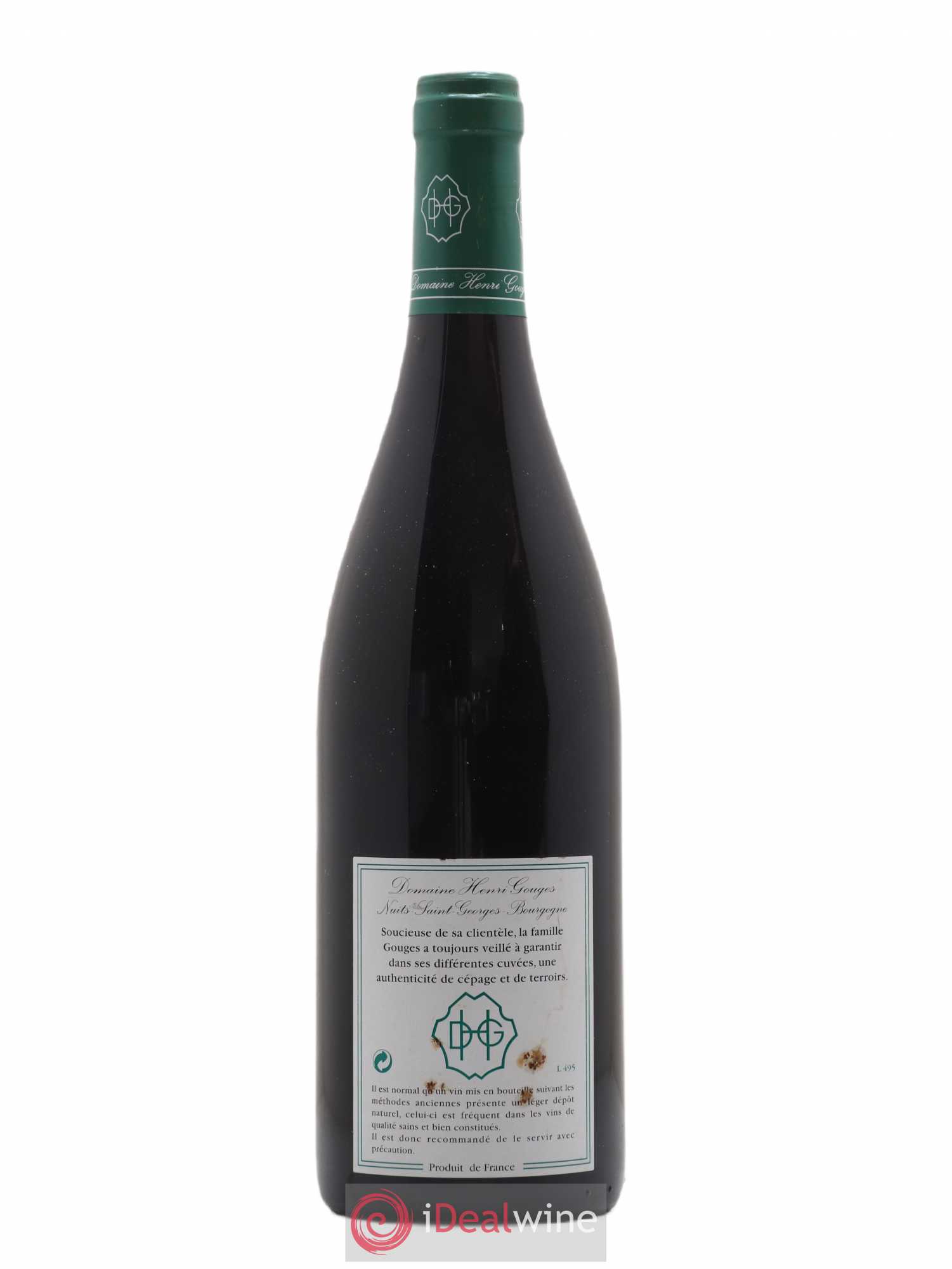 Nuits-Saint-Georges 1er Cru Les Saints Georges Henri Gouges 1996 - Lot de 1 bouteille - 1