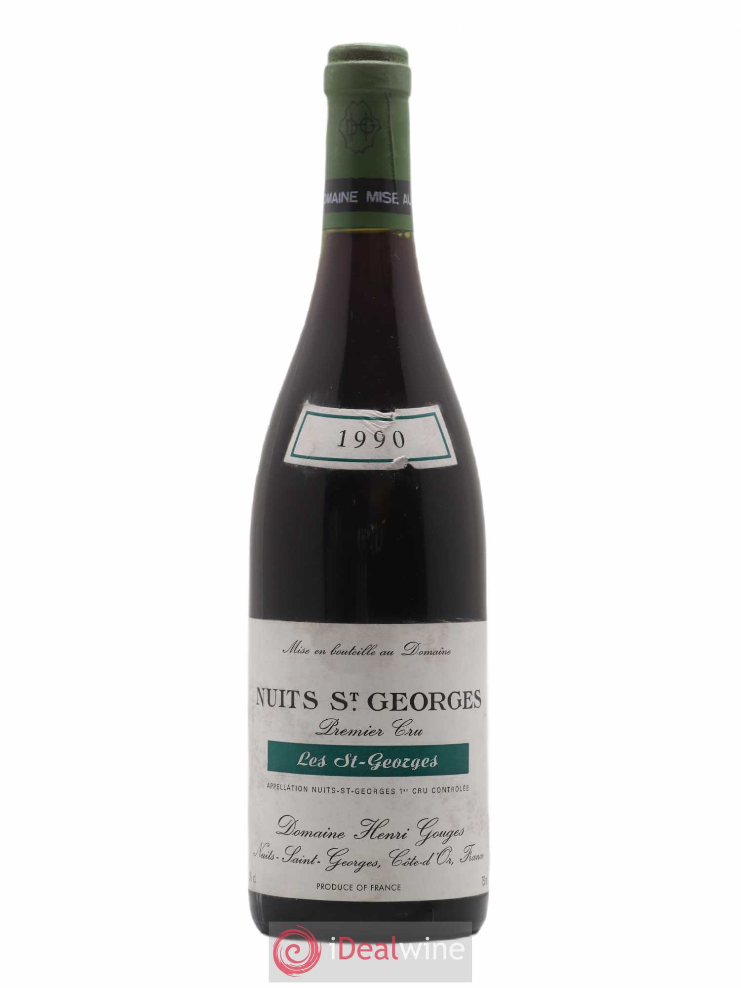 Nuits-Saint-Georges 1er Cru Les Saints Georges Henri Gouges 1990 - Posten von 1 Flasche - 0