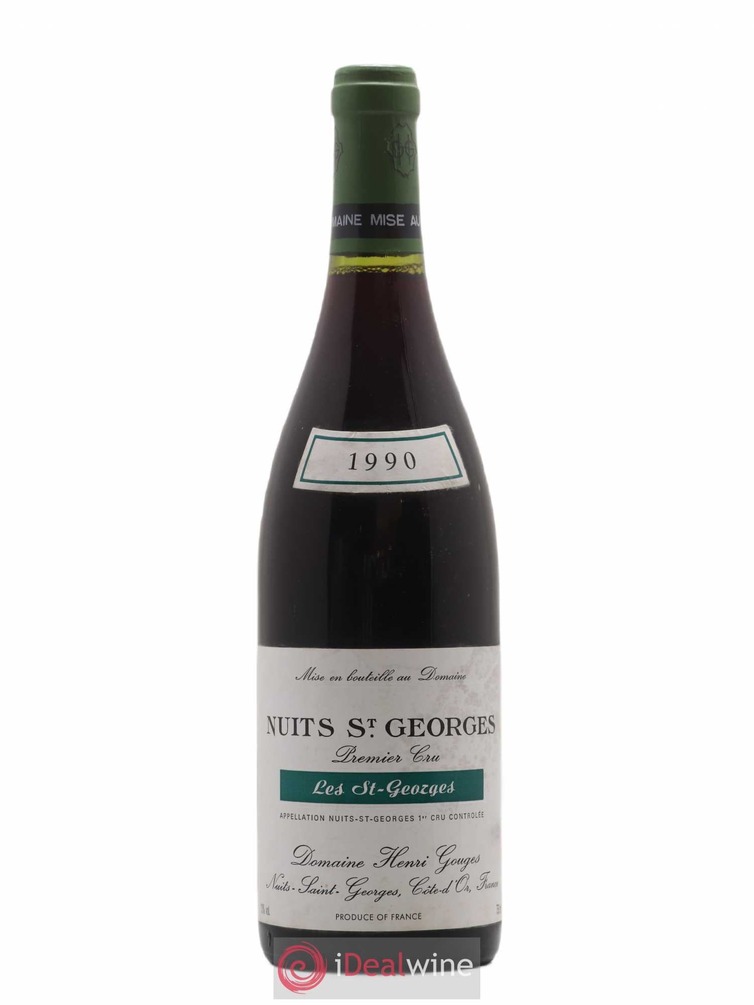 Nuits-Saint-Georges 1er Cru Les Saints Georges Henri Gouges 1990 - Lot de 1 bouteille - 0