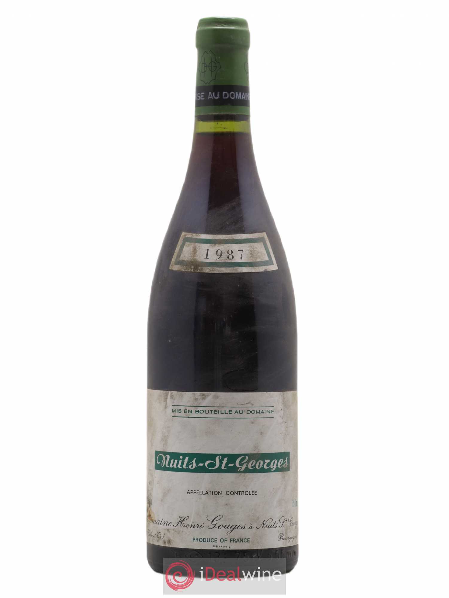 Nuits-Saint-Georges Henri Gouges 1987 - Lotto di 1 bottiglia - 0