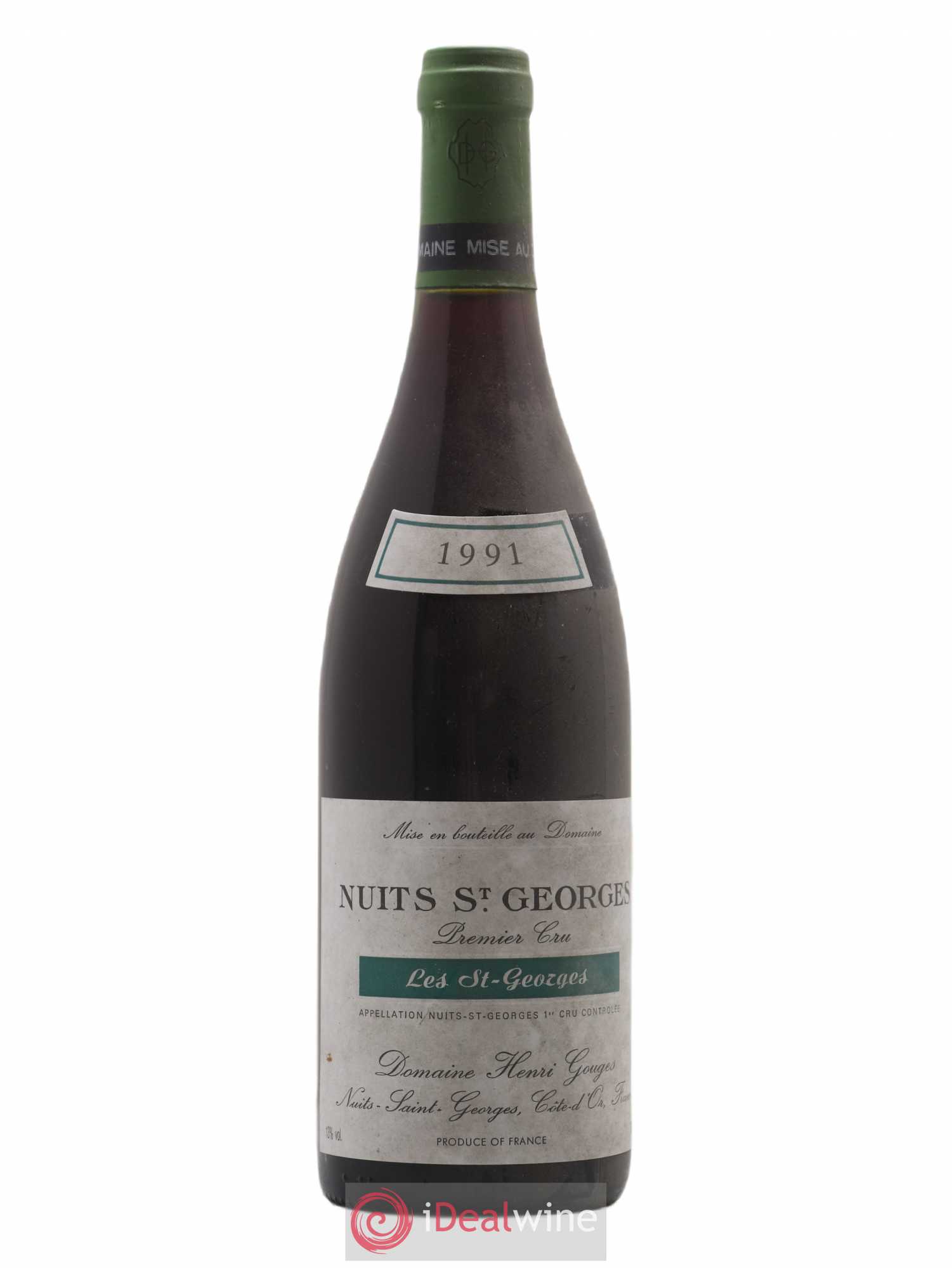 Nuits-Saint-Georges 1er Cru Les Saints Georges Henri Gouges 1991 - Lot de 1 bouteille - 1