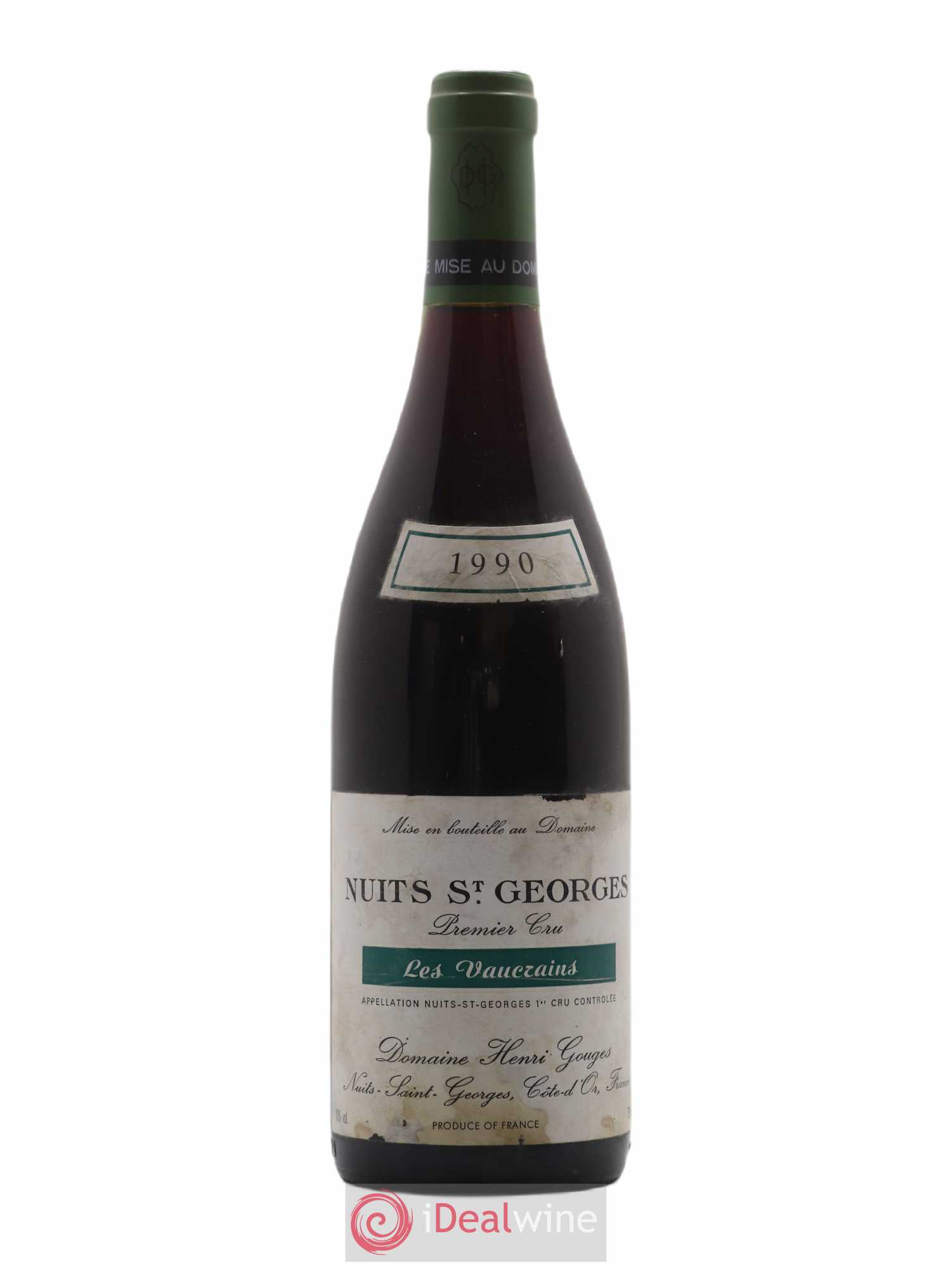 Nuits-Saint-Georges 1er Cru Les Vaucrains Henri Gouges 1990 - Lot de 1 bouteille - 0